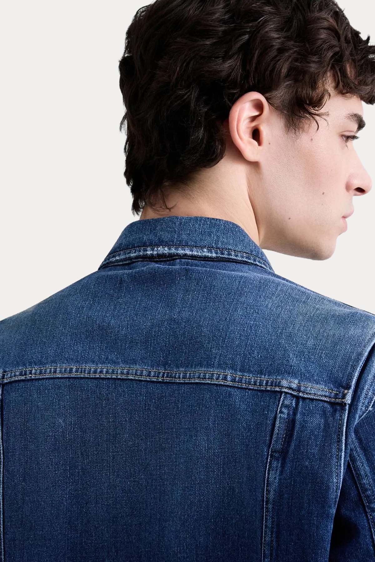 Replay Regular Fit Yıkamalı Denim Ceket-Ceket-Libas