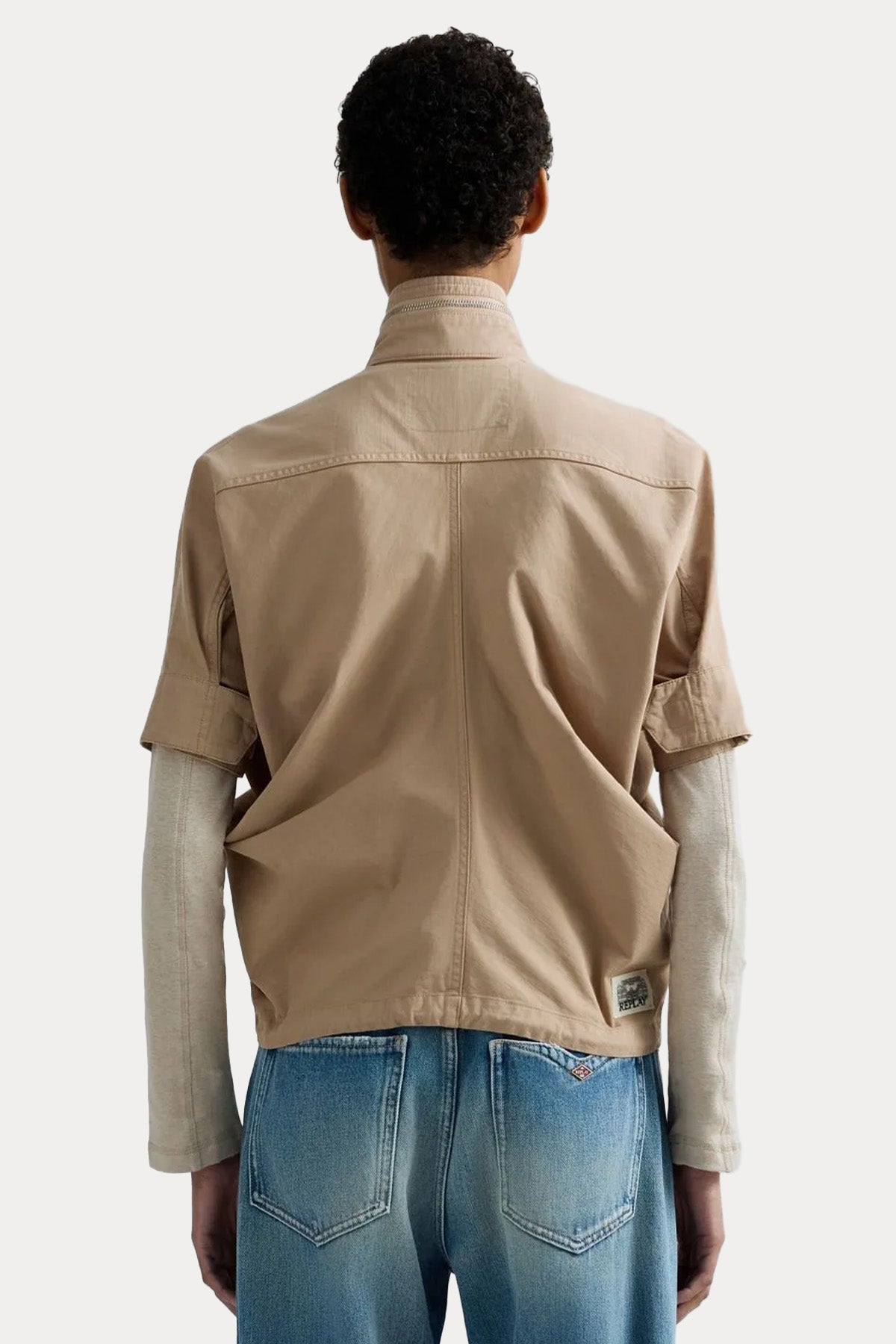 Replay Comfort Fit Dik Yaka Cep Detaylı Ceket-Ceket-Libas