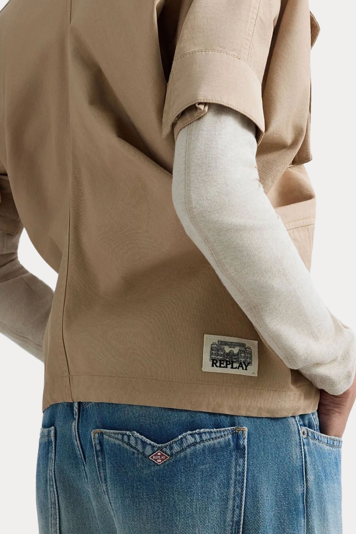 Replay Comfort Fit Dik Yaka Cep Detaylı Ceket-Ceket-Libas