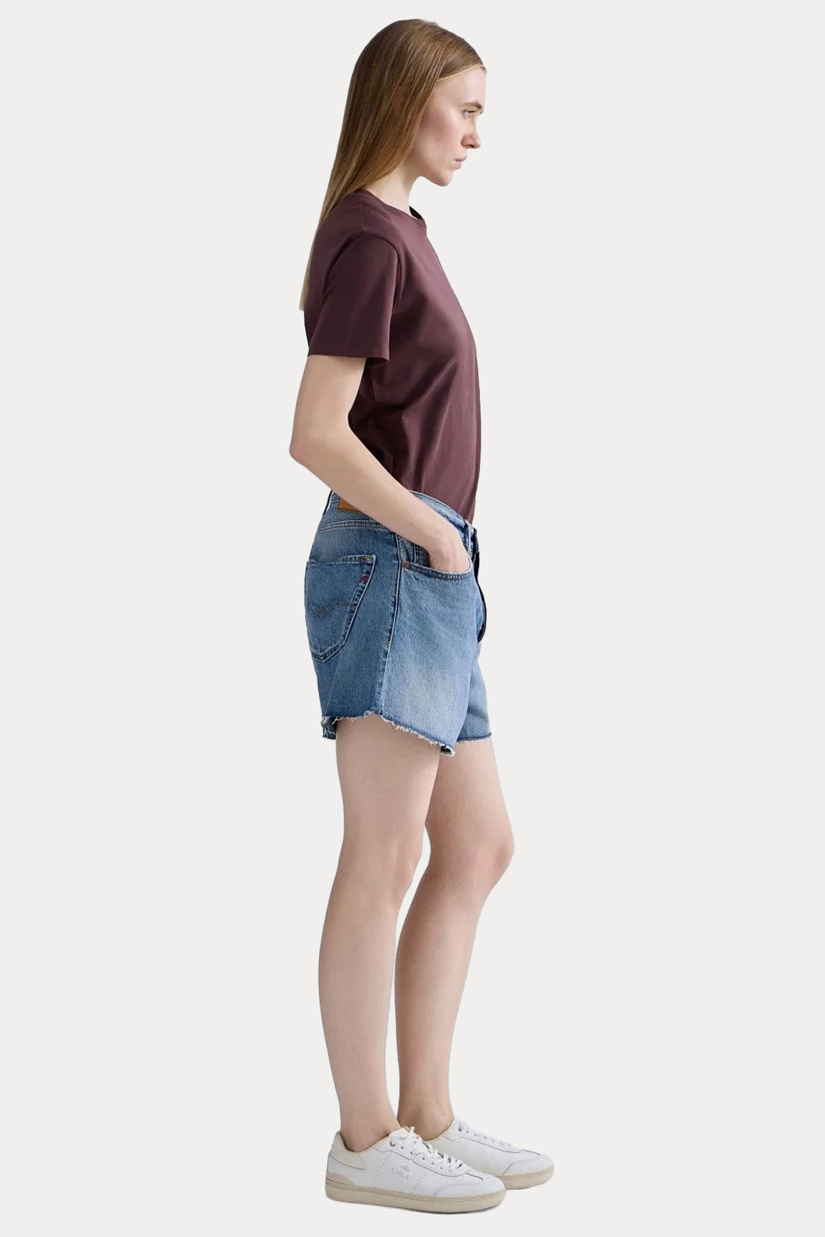 Replay Straight Fit Yıkamalı Denim Şort-Şort-Libas