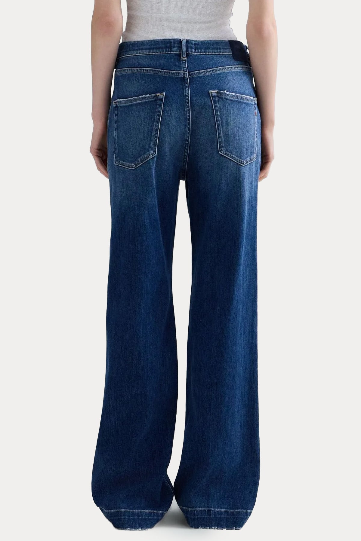 Replay Melja Relaxed Straight Fit Yıkamalı Jeans-Jeans-Libas