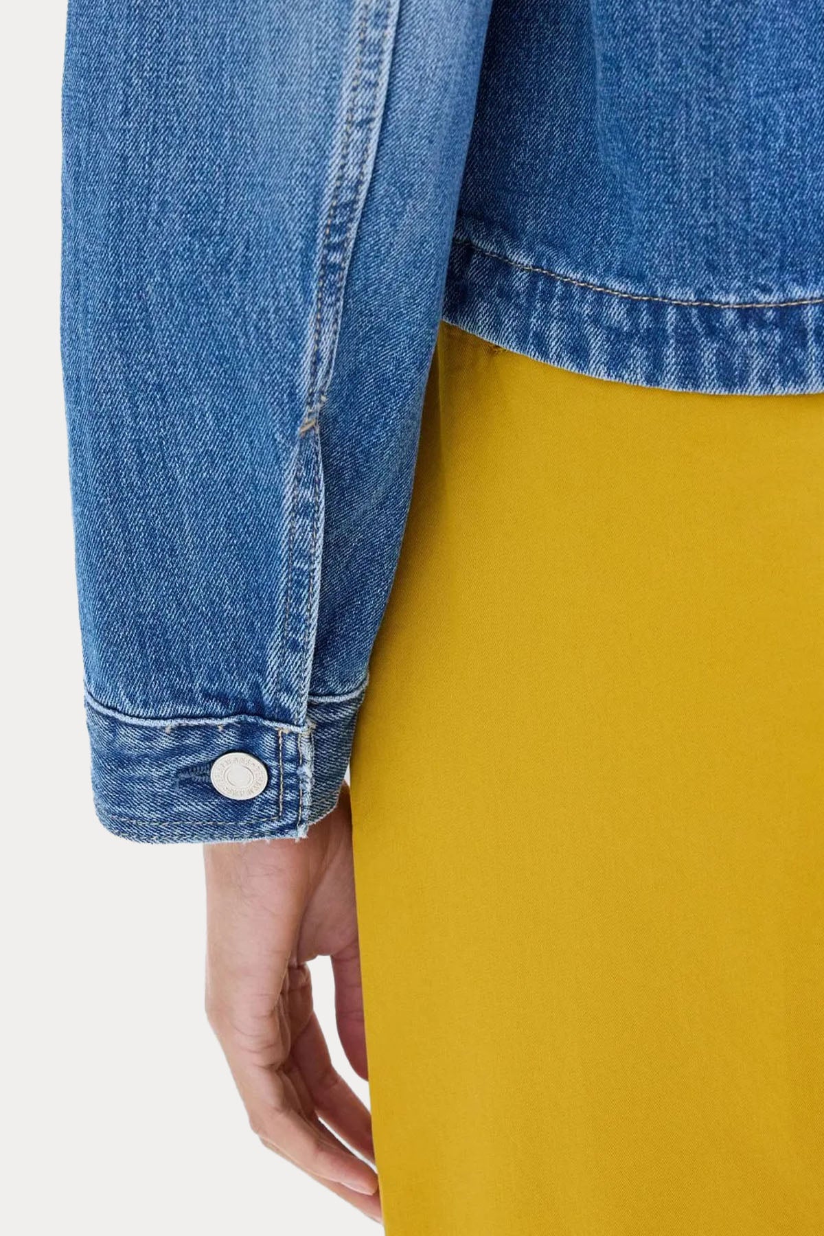 Replay Relaxed Fit Kapüşonlu Denim Ceket-Ceket-Libas