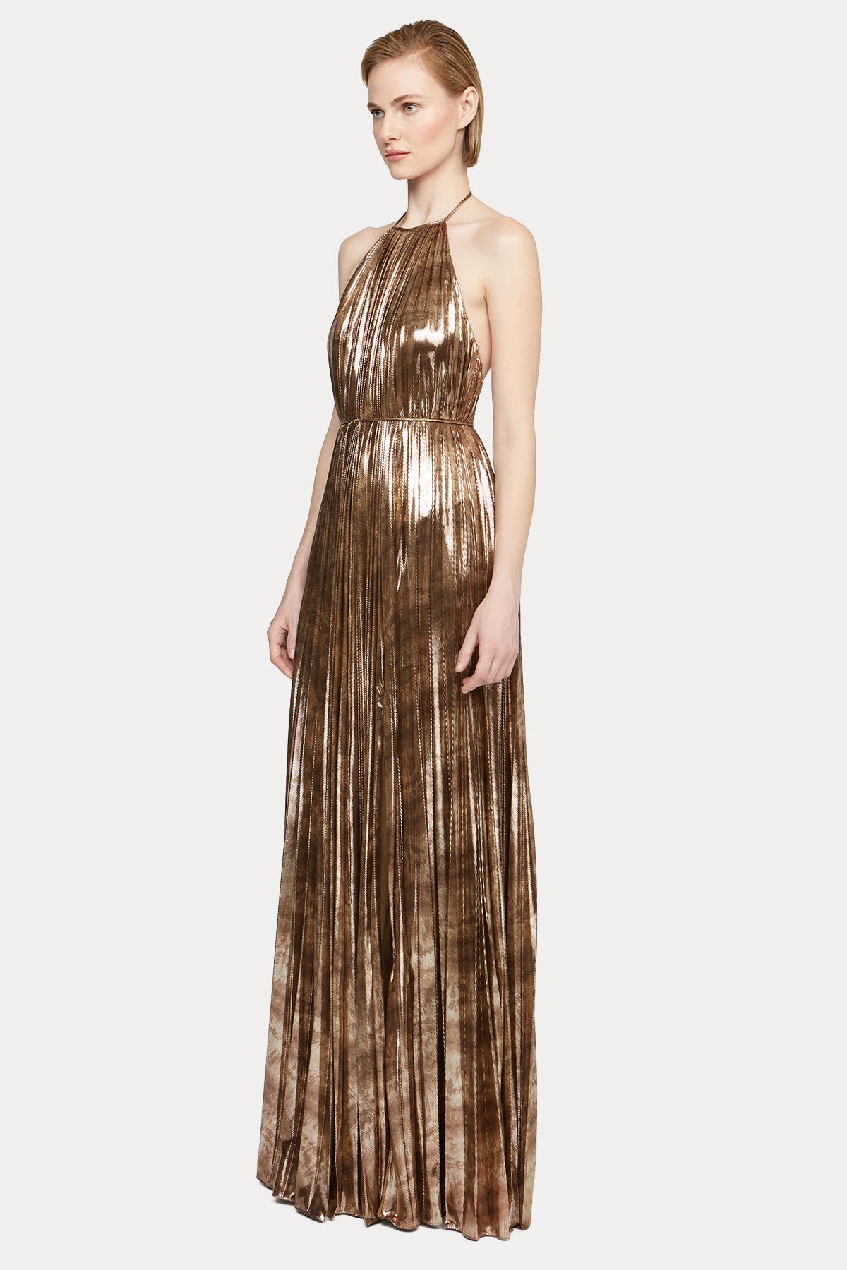 Halston Maxine Jarse Maxi Abiye Elbise-Abiye-Libas