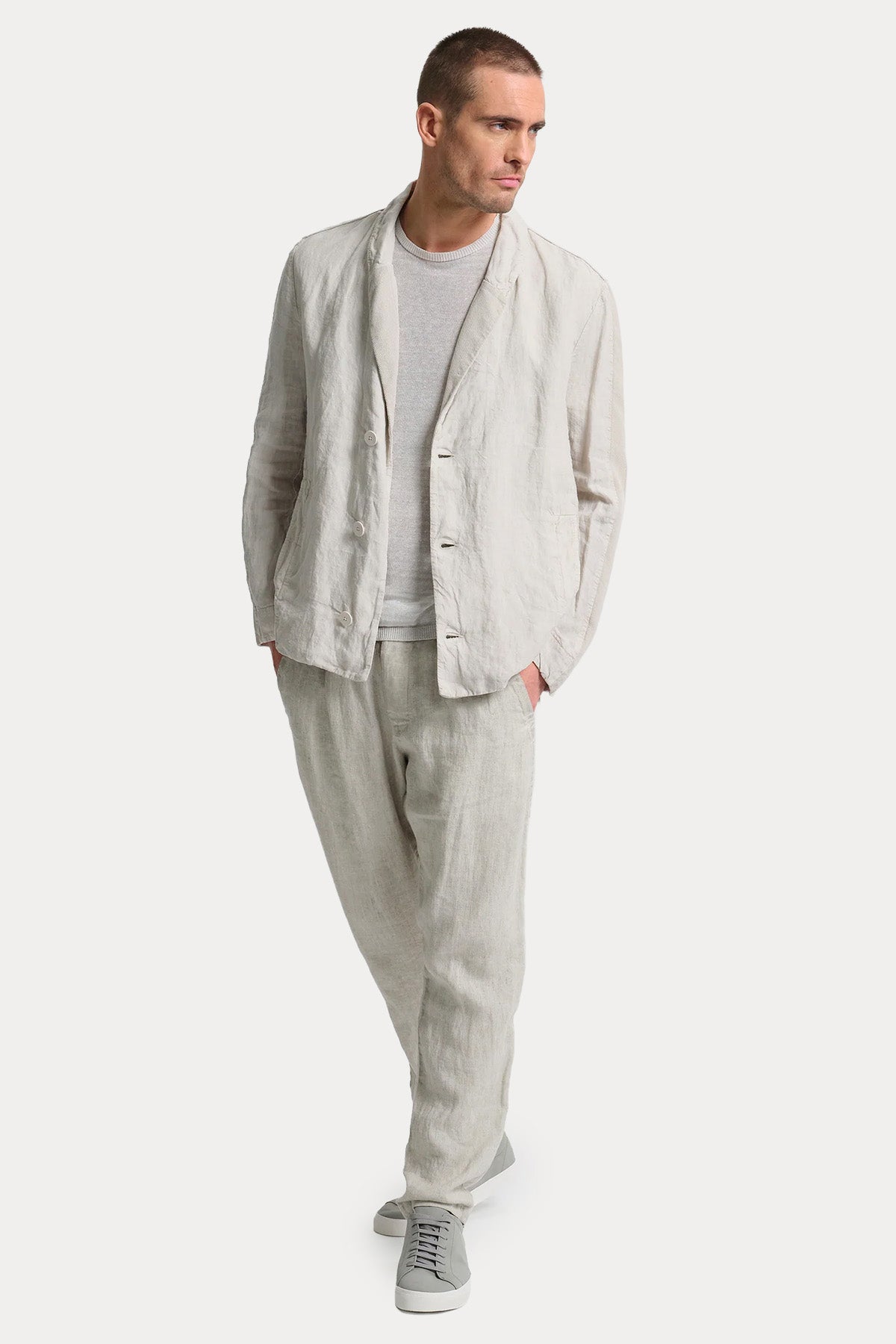 Transit Regular Fit Keten Ceket