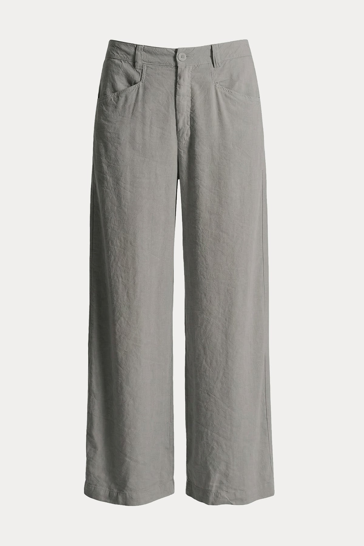 Transit Relaxed Fit Streç Keten Pantolon-Pantolon-Libas