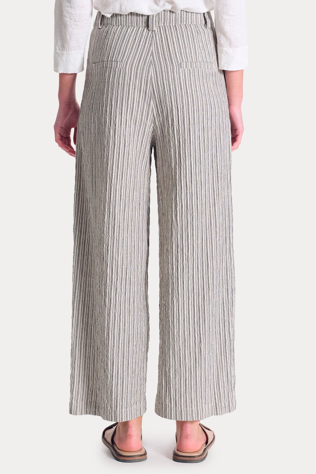 Transit Relaxed Fit Renkli Örgü Desenli Pantolon-Pantolon-Libas