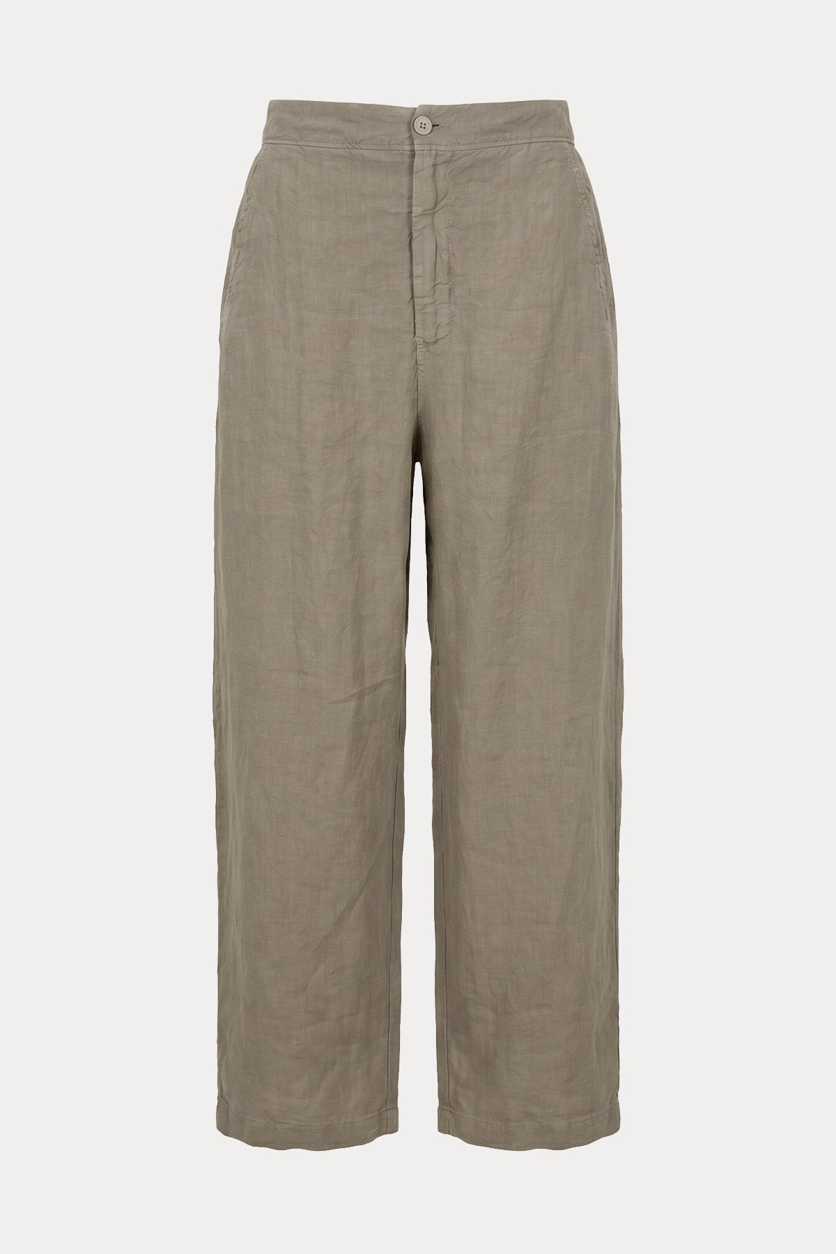 Transit Comfort Fit Beli Lastikli Keten Pantolon