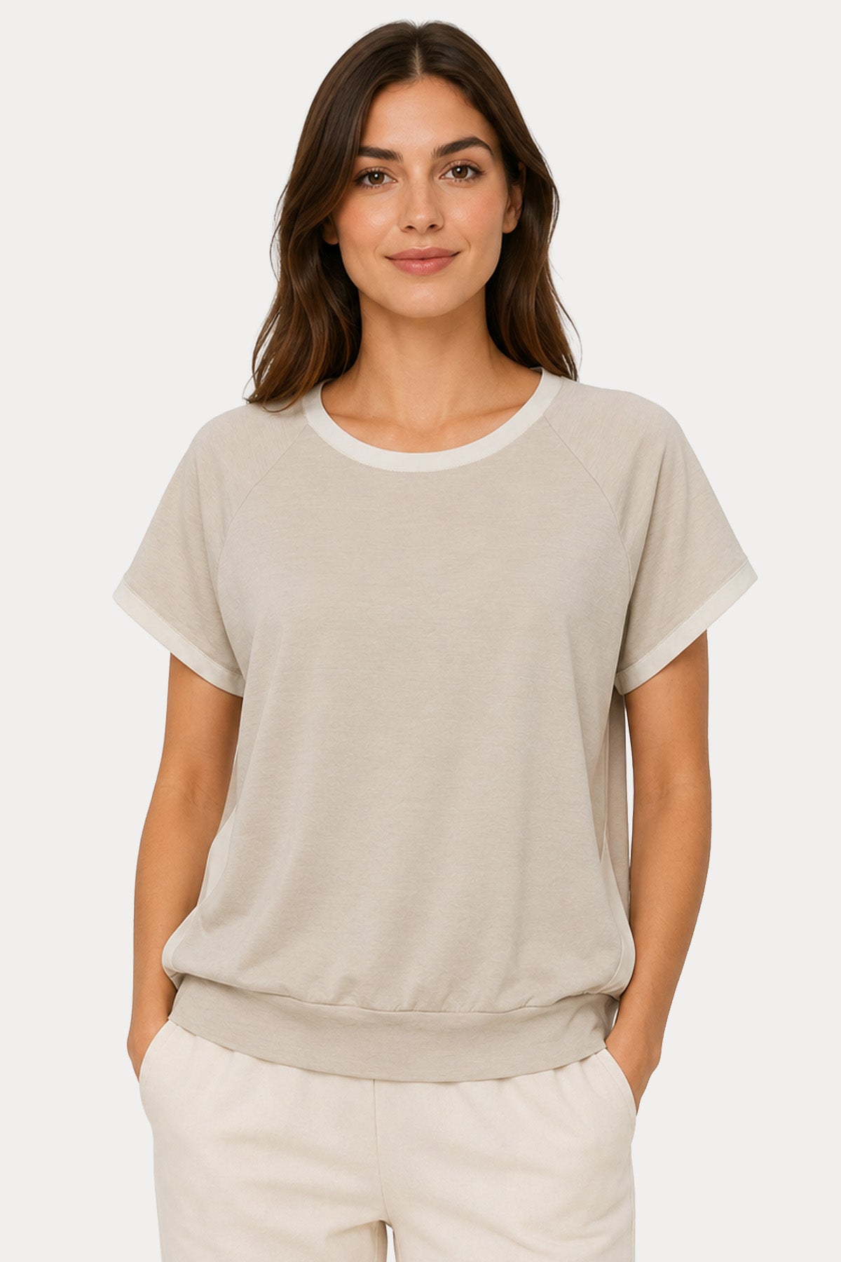 Transit Comfort Fit Yuvarlak Yaka T-shirt