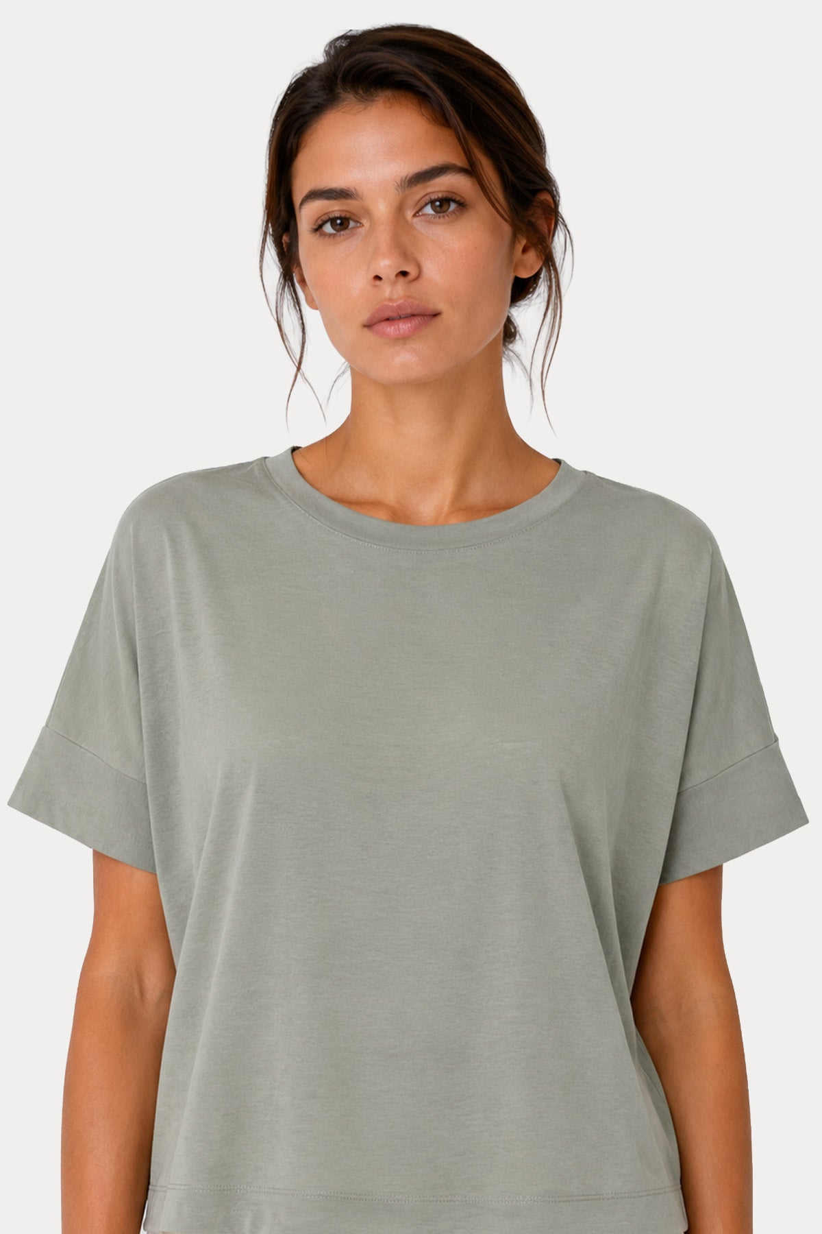 Transit Relaxed Fit Geniş Yuvarlak Yaka T-shirt