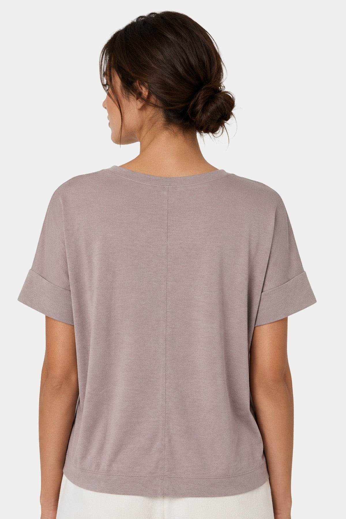 Transit Relaxed Fit Geniş Yuvarlak Yaka T-shirt
