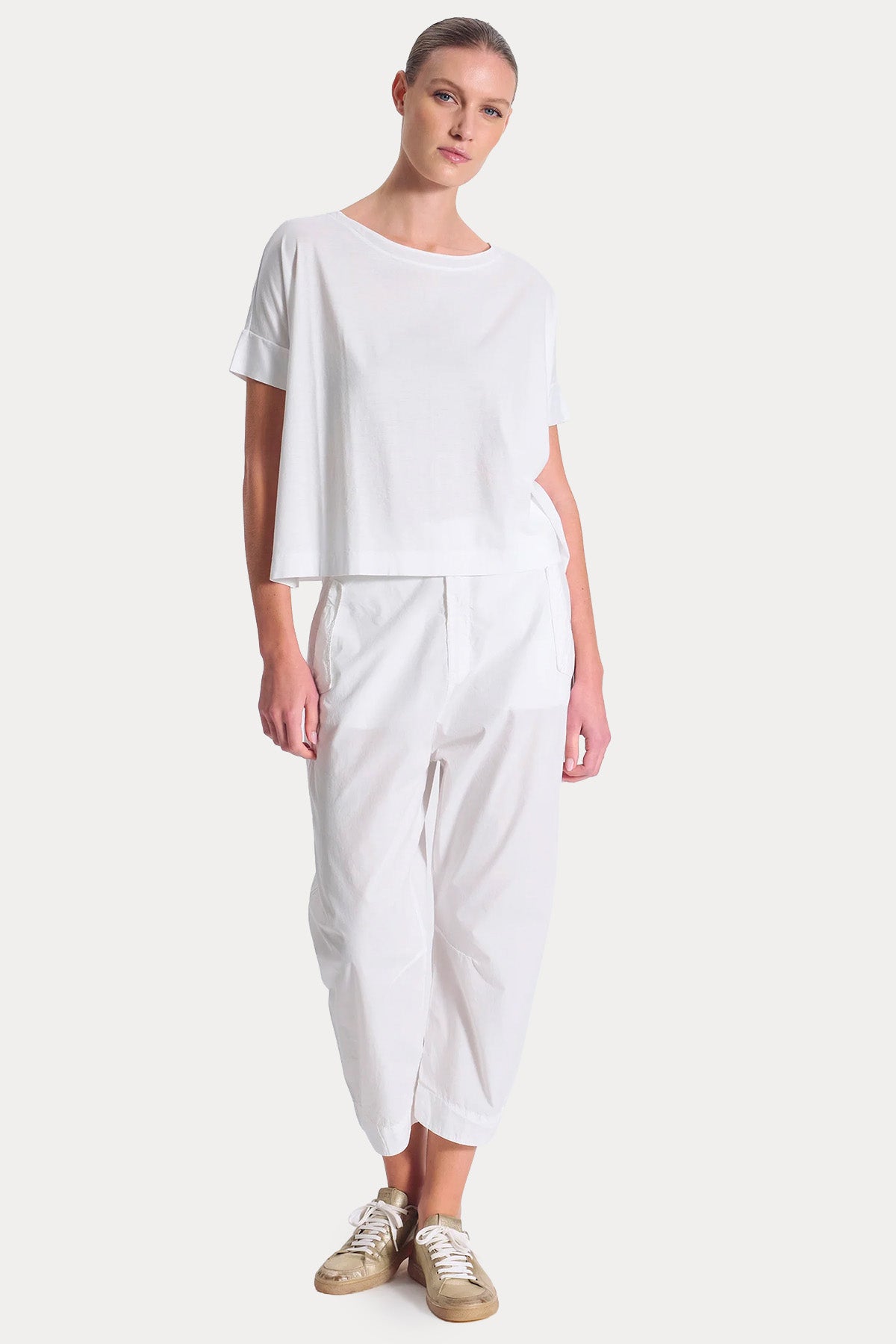 Transit Relaxed Fit Geniş Yuvarlak Yaka T-shirt