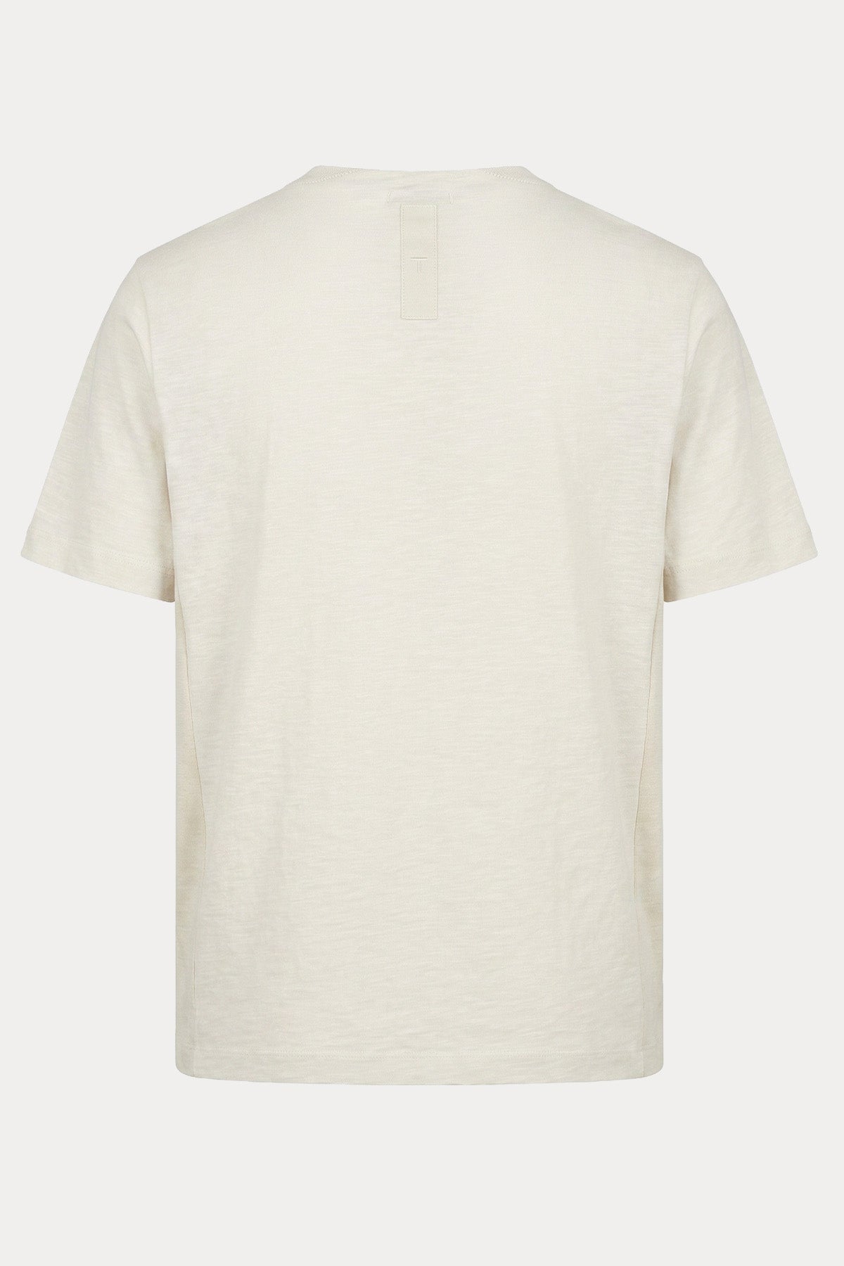 Transit Regular Fit Keten Yuvarlak Yaka T-shirt-T-shirt-Libas