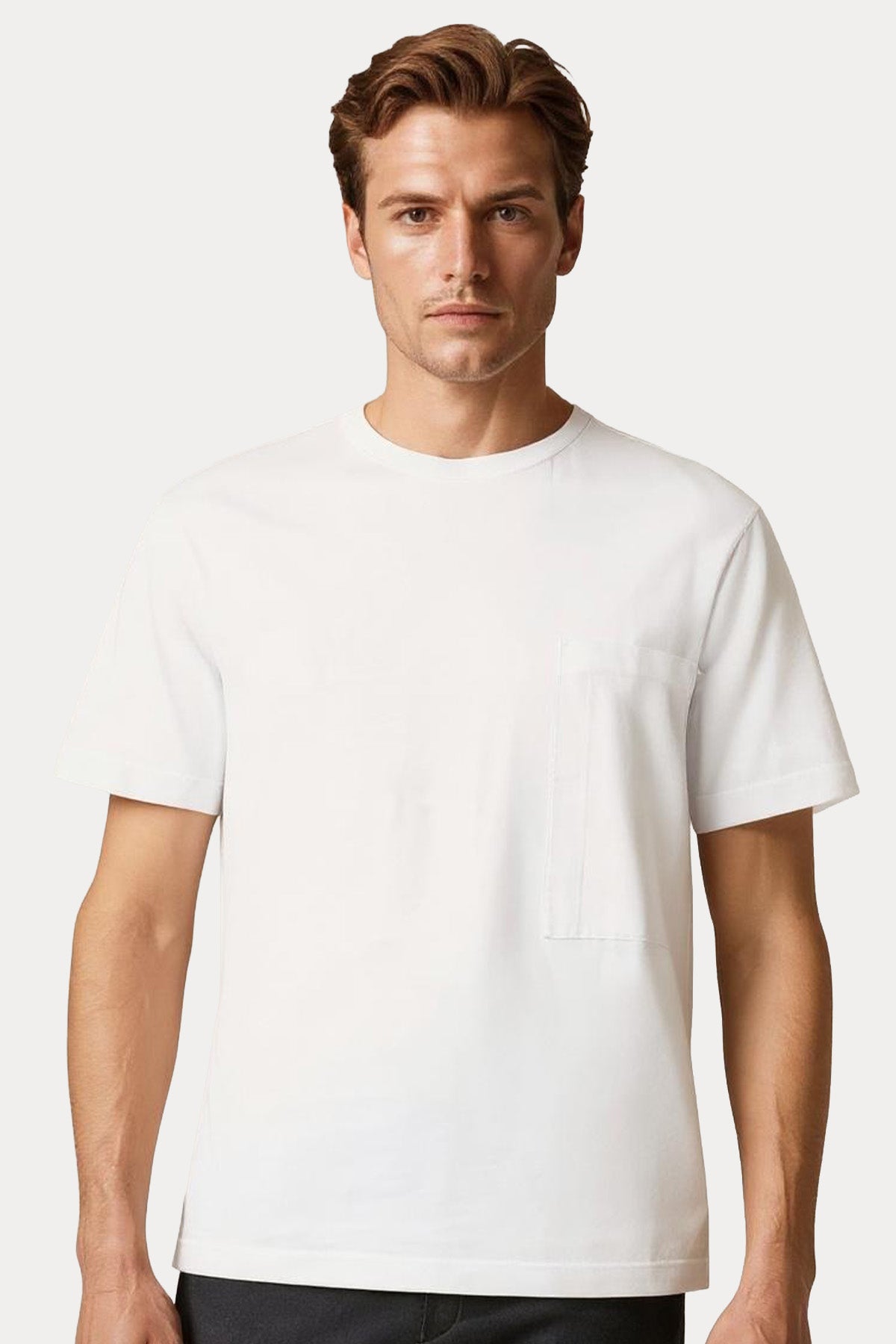 Transit Comfort Fit Yuvarlak Yaka T-shirt