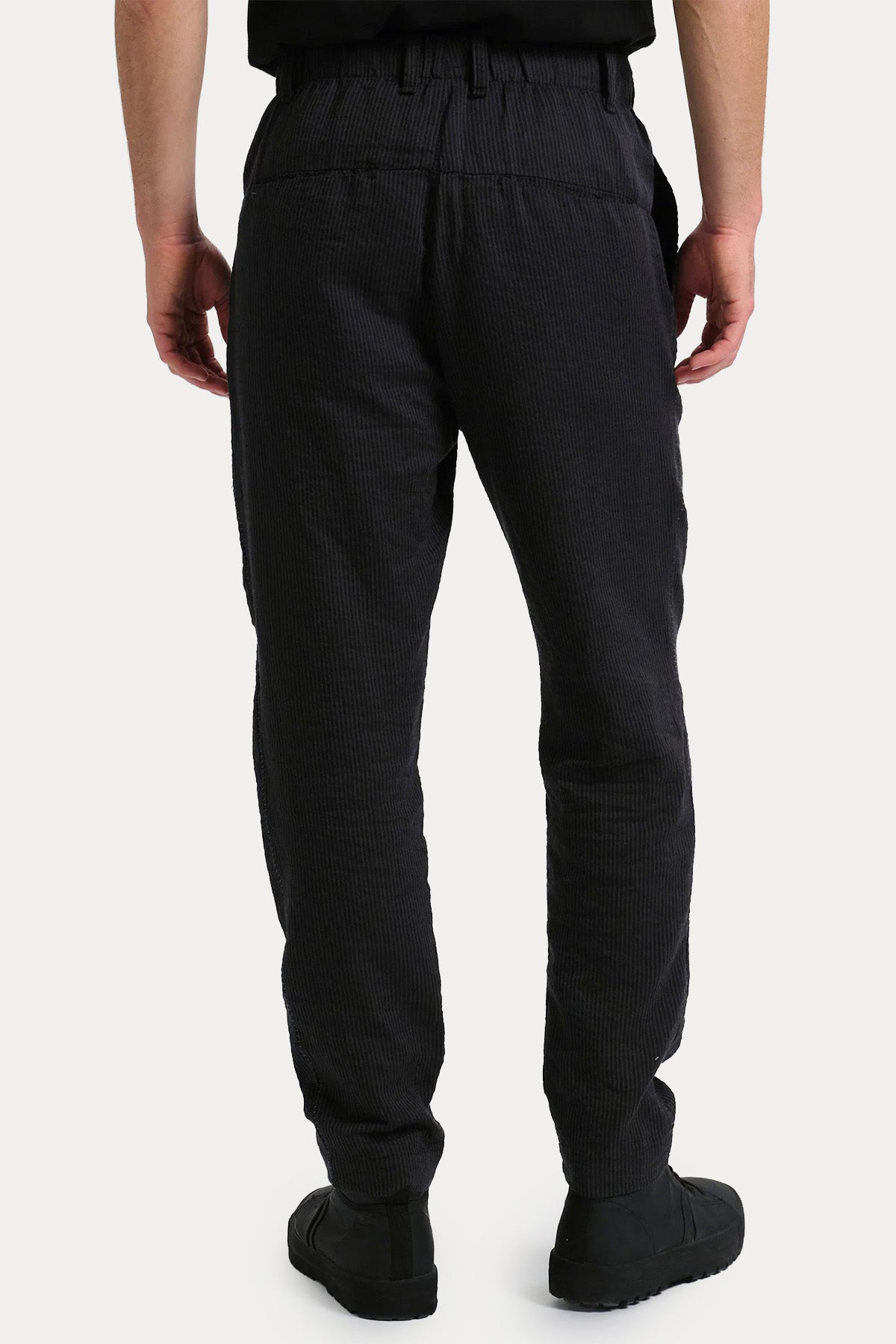 Transit Regular Fit Beli Lastikli Tek Pile Keten Pantolon-Pantolon-Libas