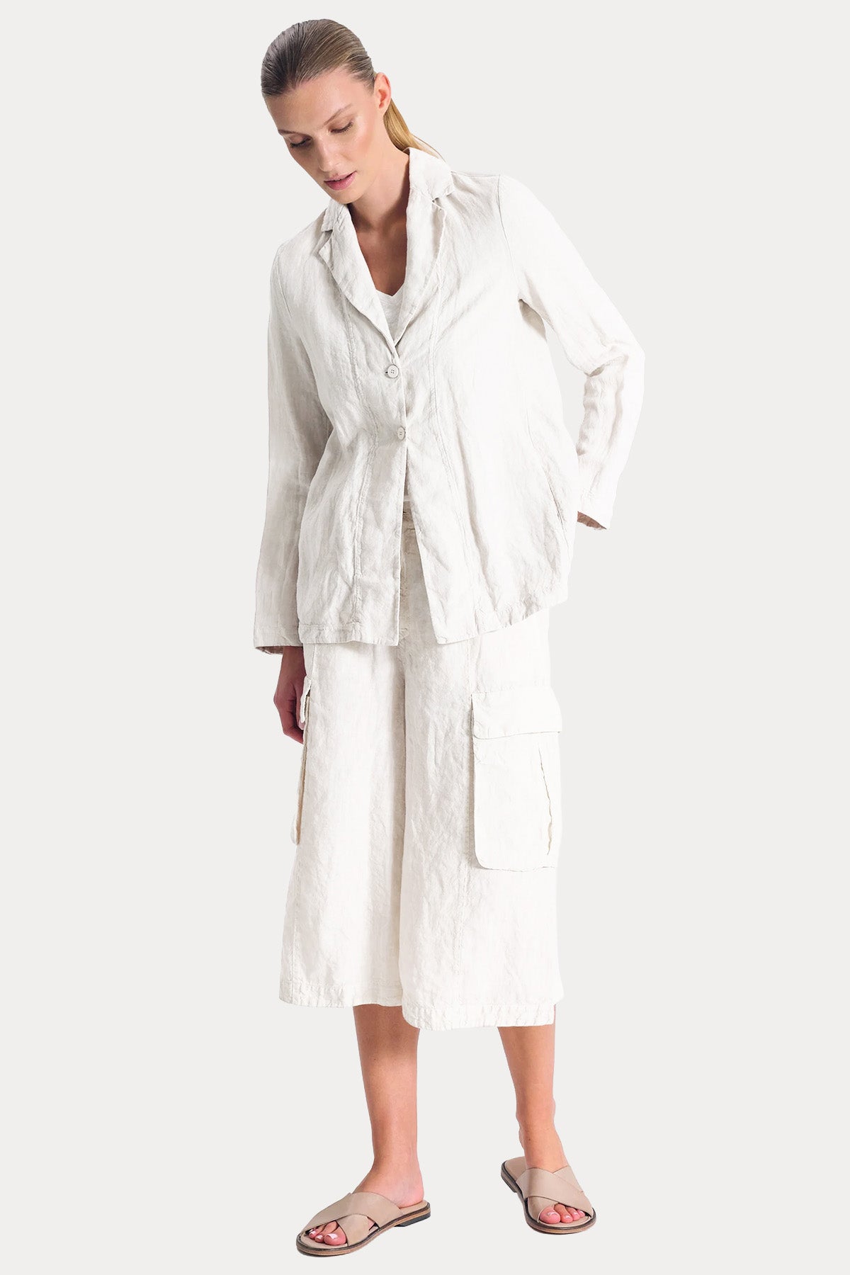 Transit Comfort Fit Keten Ceket