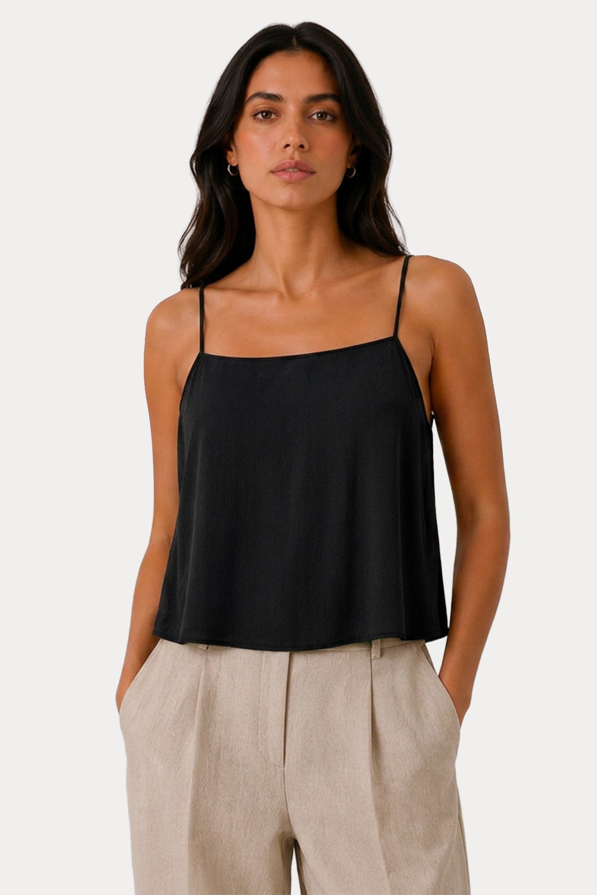 Transit Relaxed Fit Askılı Bluz