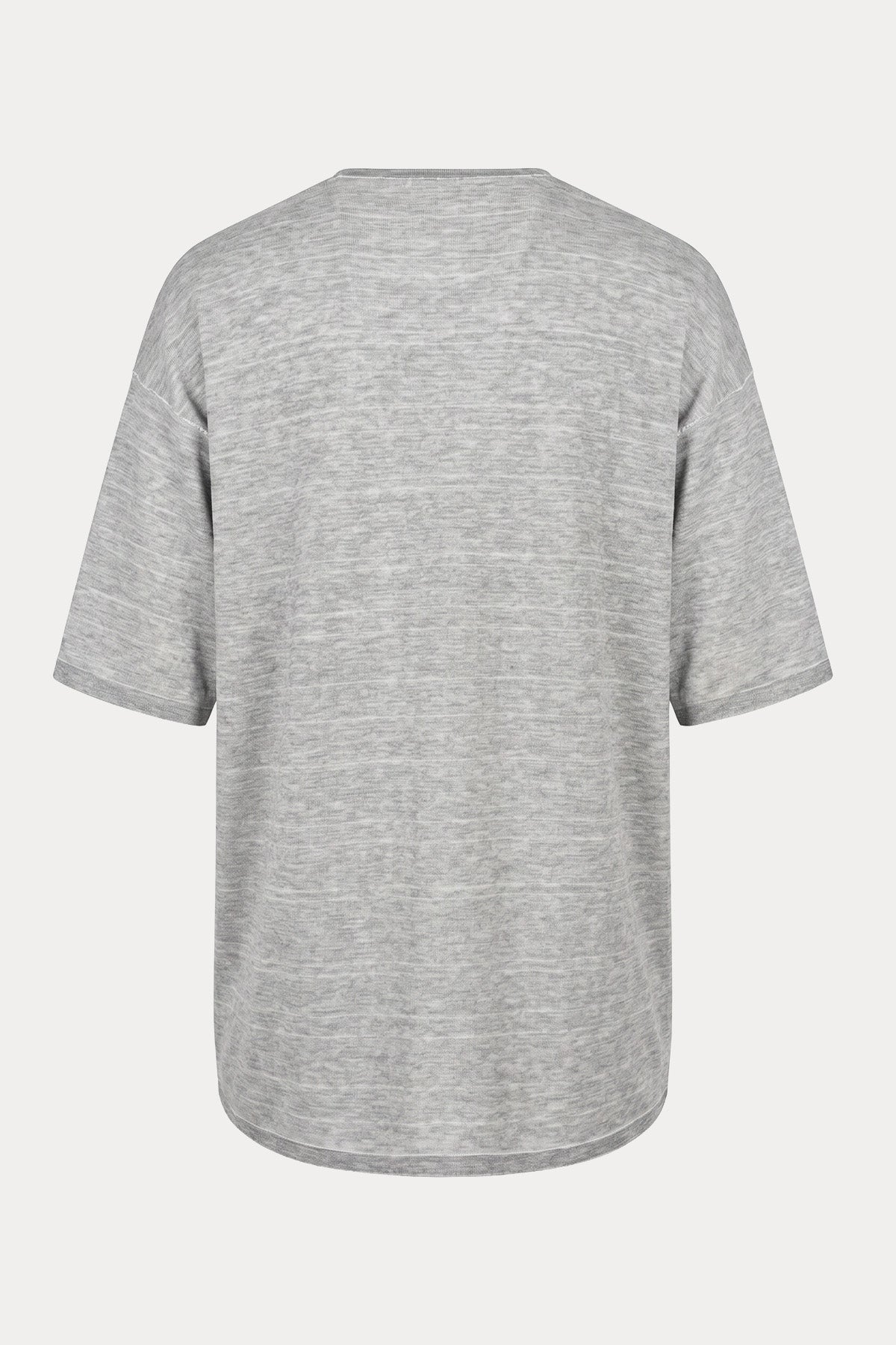 Transit Geniş Kesim İnce Dokulu T-shirt