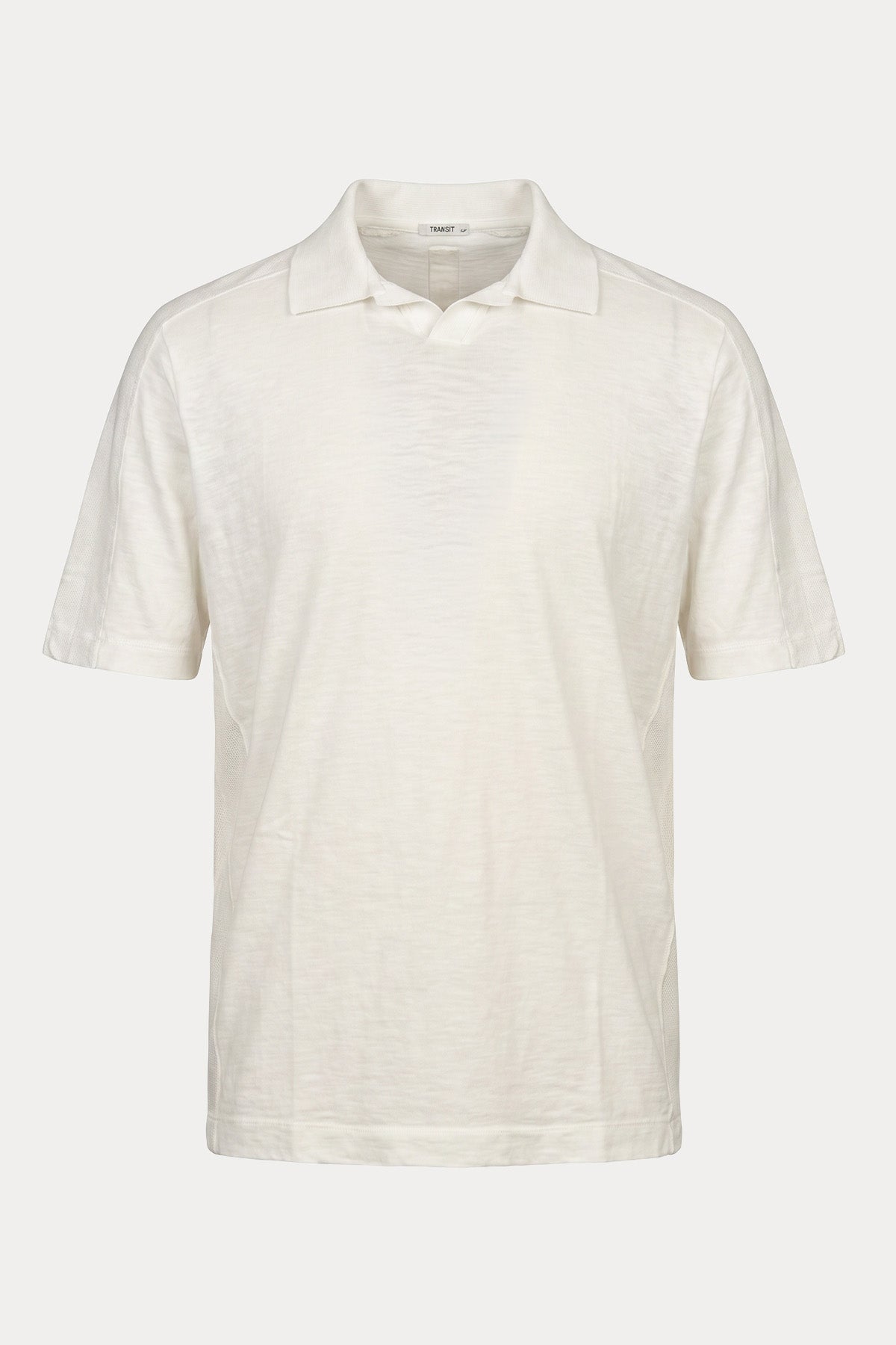 Transit Regular Fit Keten Polo Yaka T-shirt