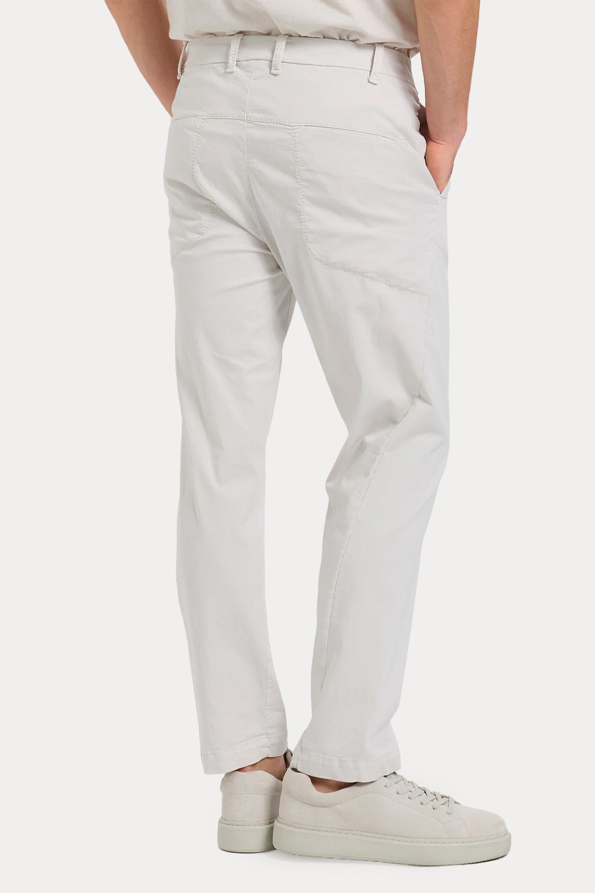 Transit Regular Fit Yandan Cepli Streç Pantolon-Pantolon-Libas