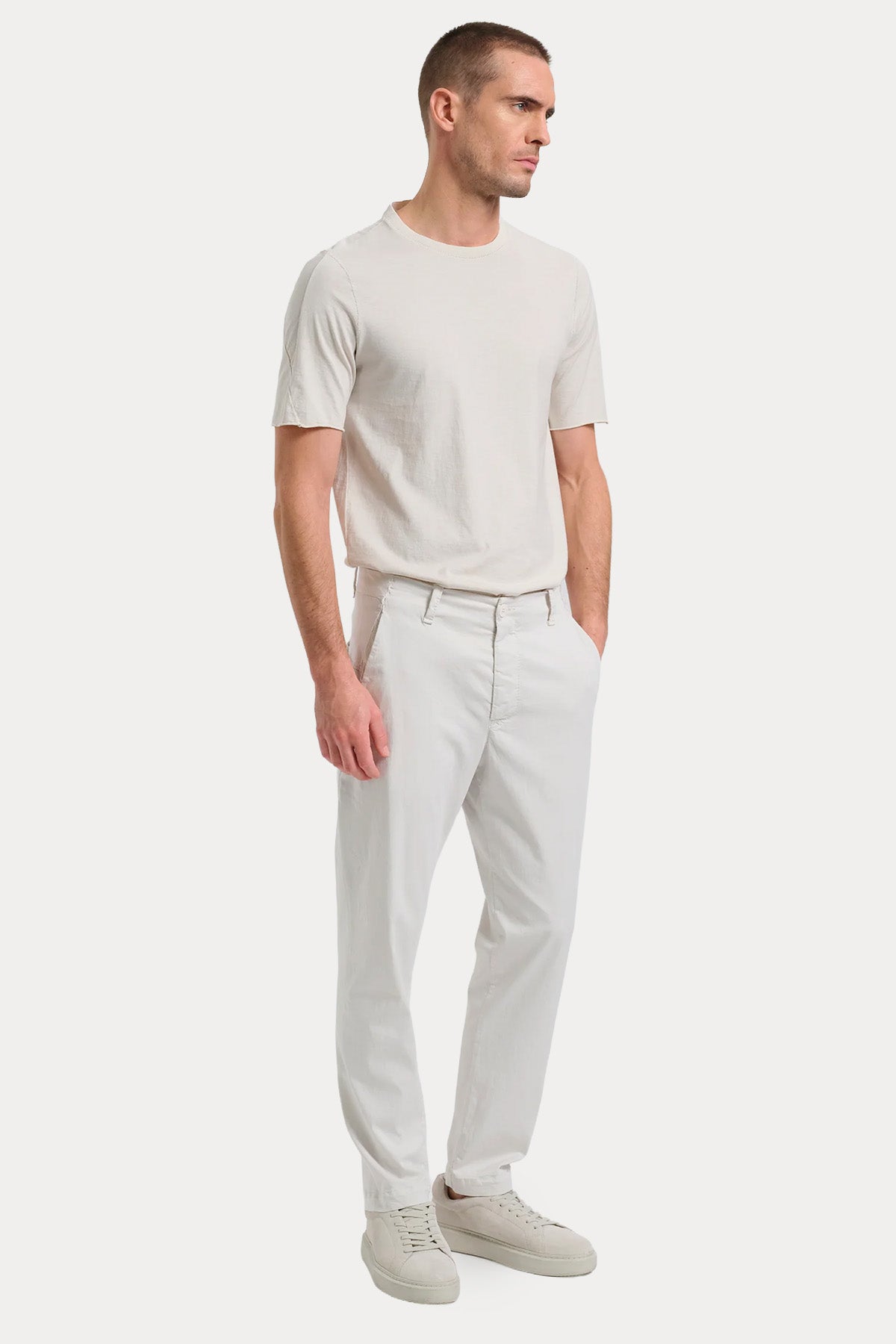 Transit Regular Fit Yandan Cepli Streç Pantolon-Pantolon-Libas