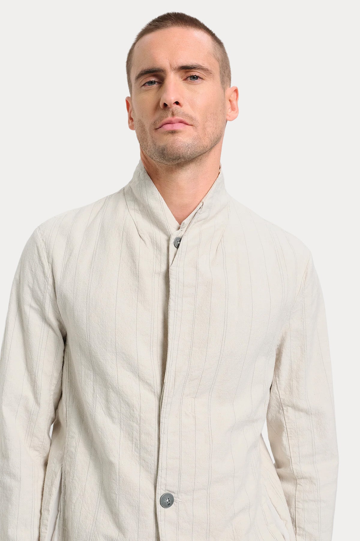 Transit Regular Fit Çizgili Blazer Ceket-Ceket-Libas