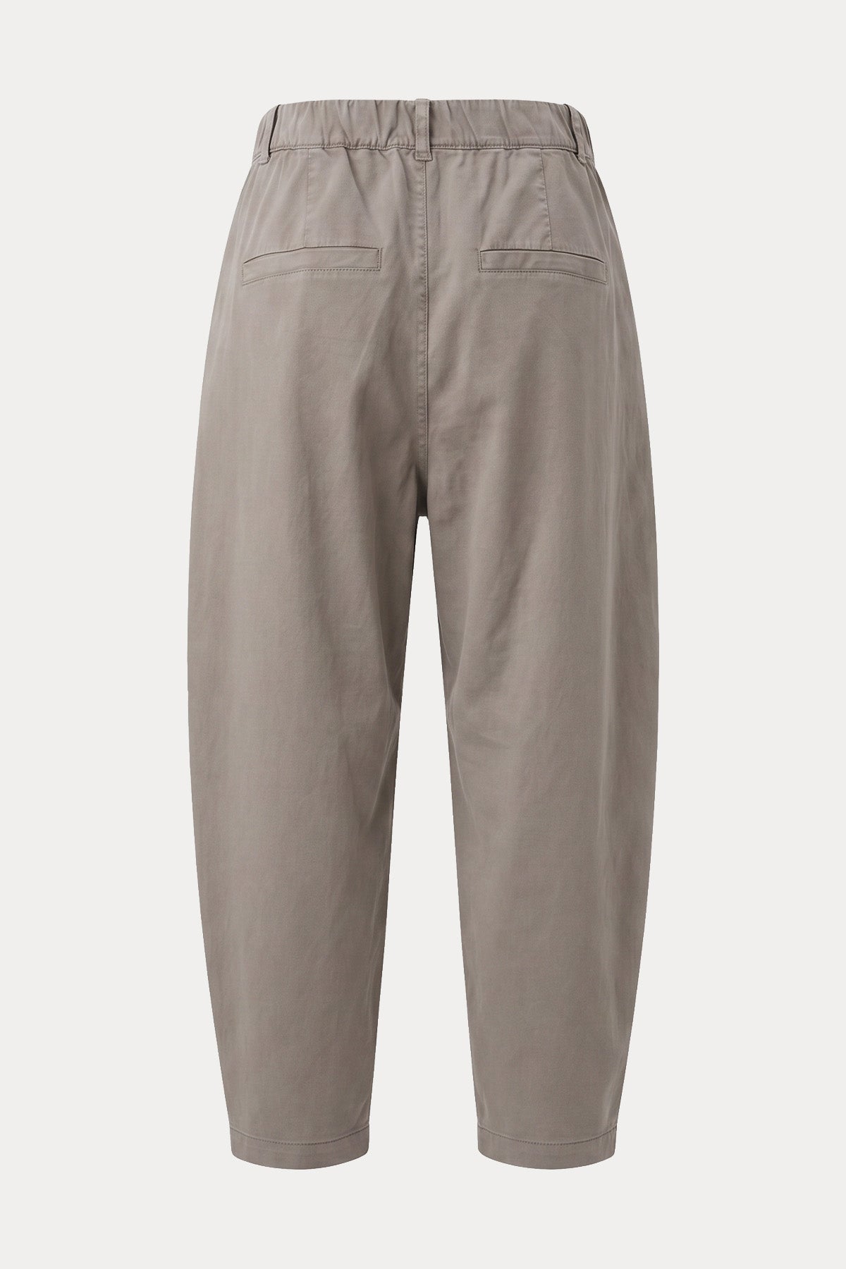 Transit Relaxed Fit İnce Dokulu Beli Lastikli Pantolon