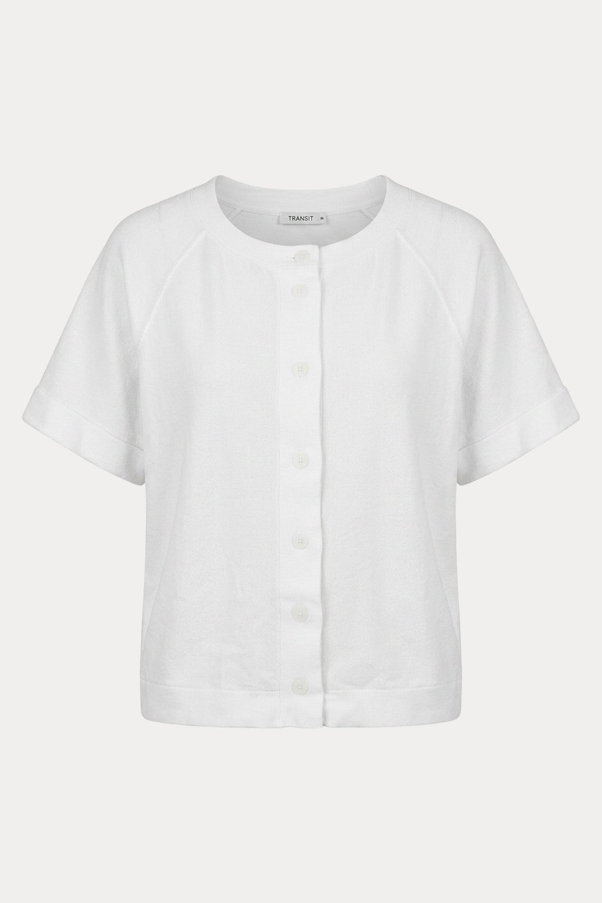 Transit Relaxed Fit Keten Triko Gömlek Ceket