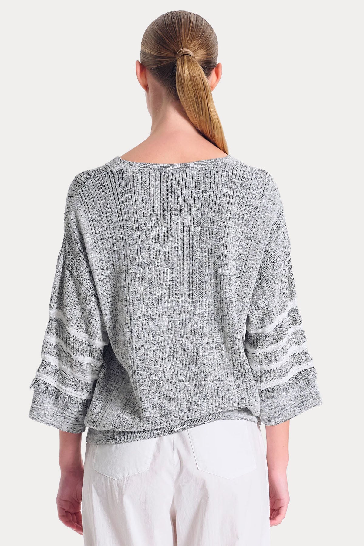 Transit Relaxed Fit Örgü Triko-Triko-Libas