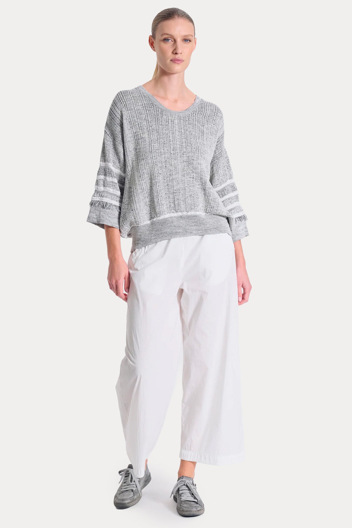 Transit Relaxed Fit Örgü Triko-Triko-Libas