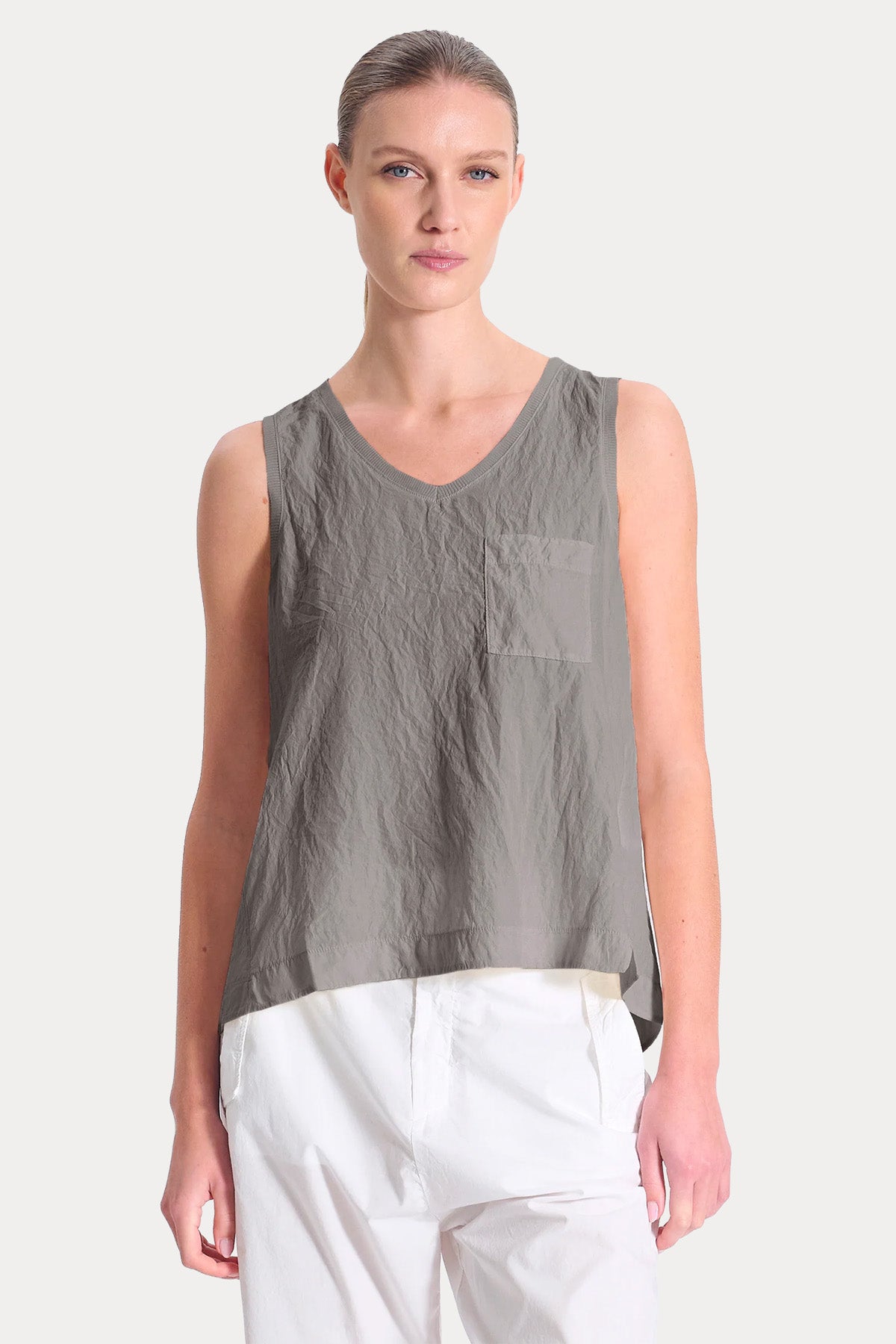 Transit Relaxed Fit İnce İpek Bluz-Bluz-Libas