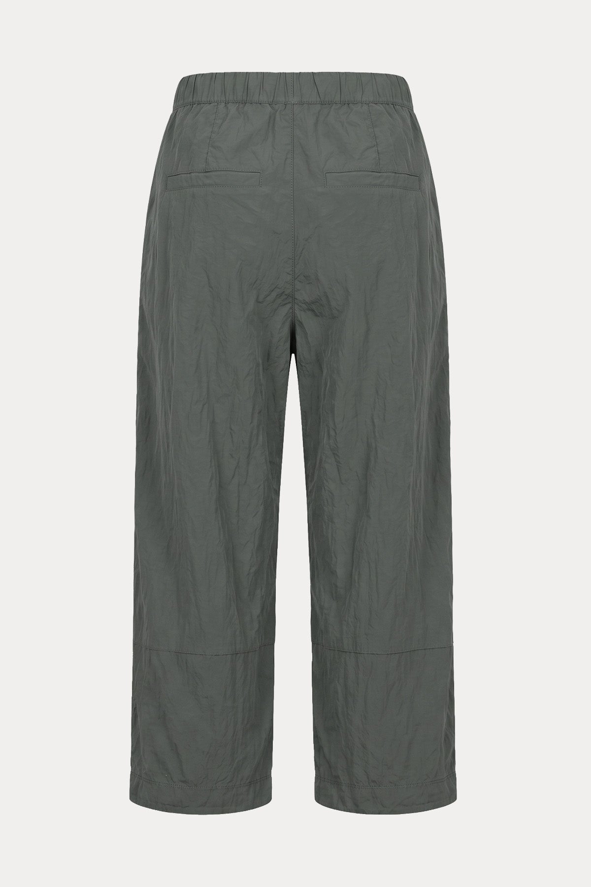 Transit Relaxed Fit Beli Lastikli İpek Pantolon