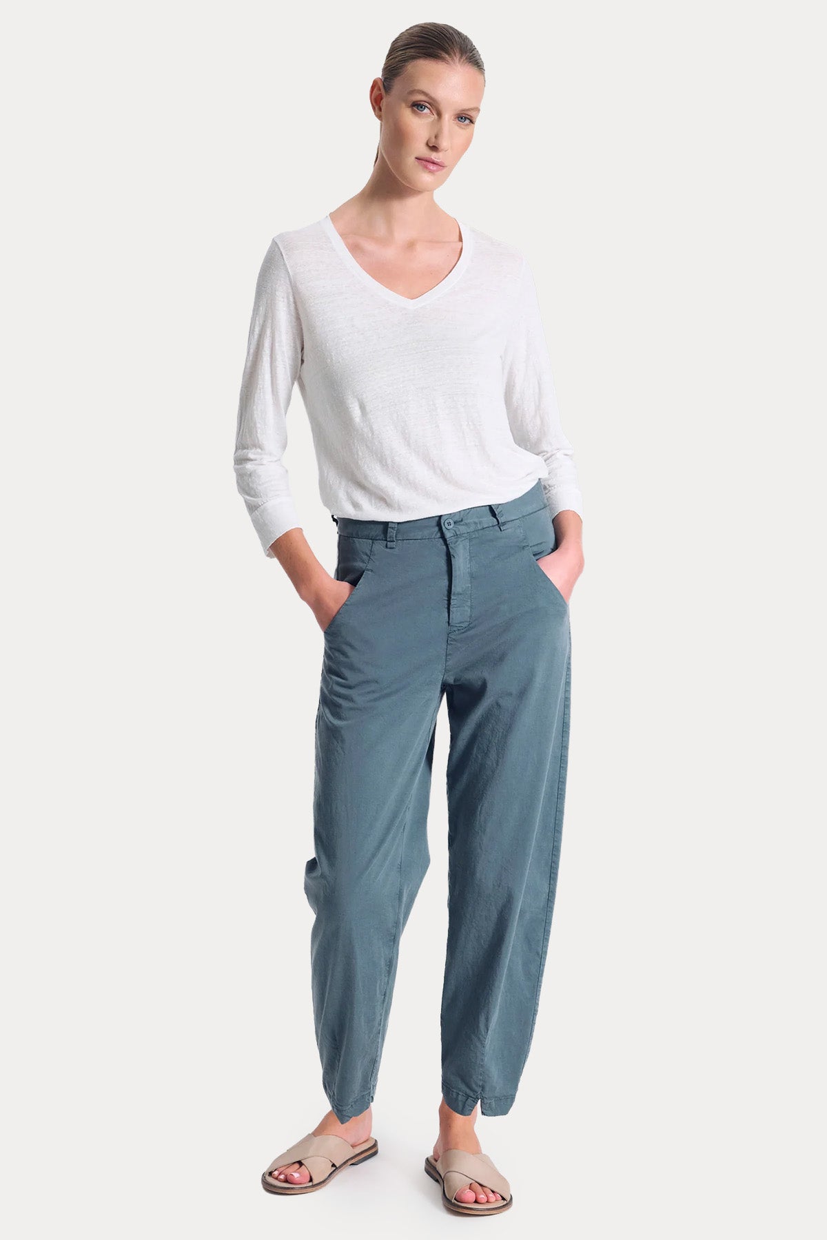 Transit Comfort Fit Streç Pantolon-Pantolon-Libas