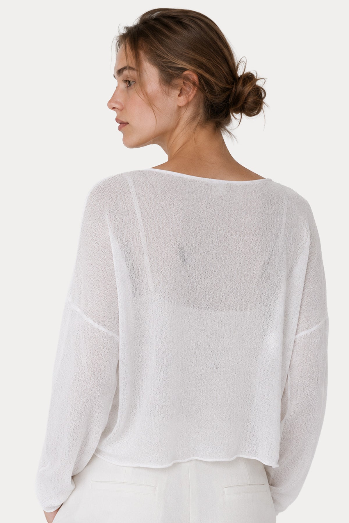 Transit Relaxed Fit İnce Örgü Triko