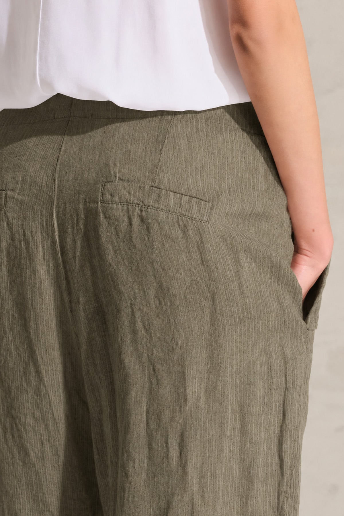 Transit Relaxed Fit Keten Pantolon