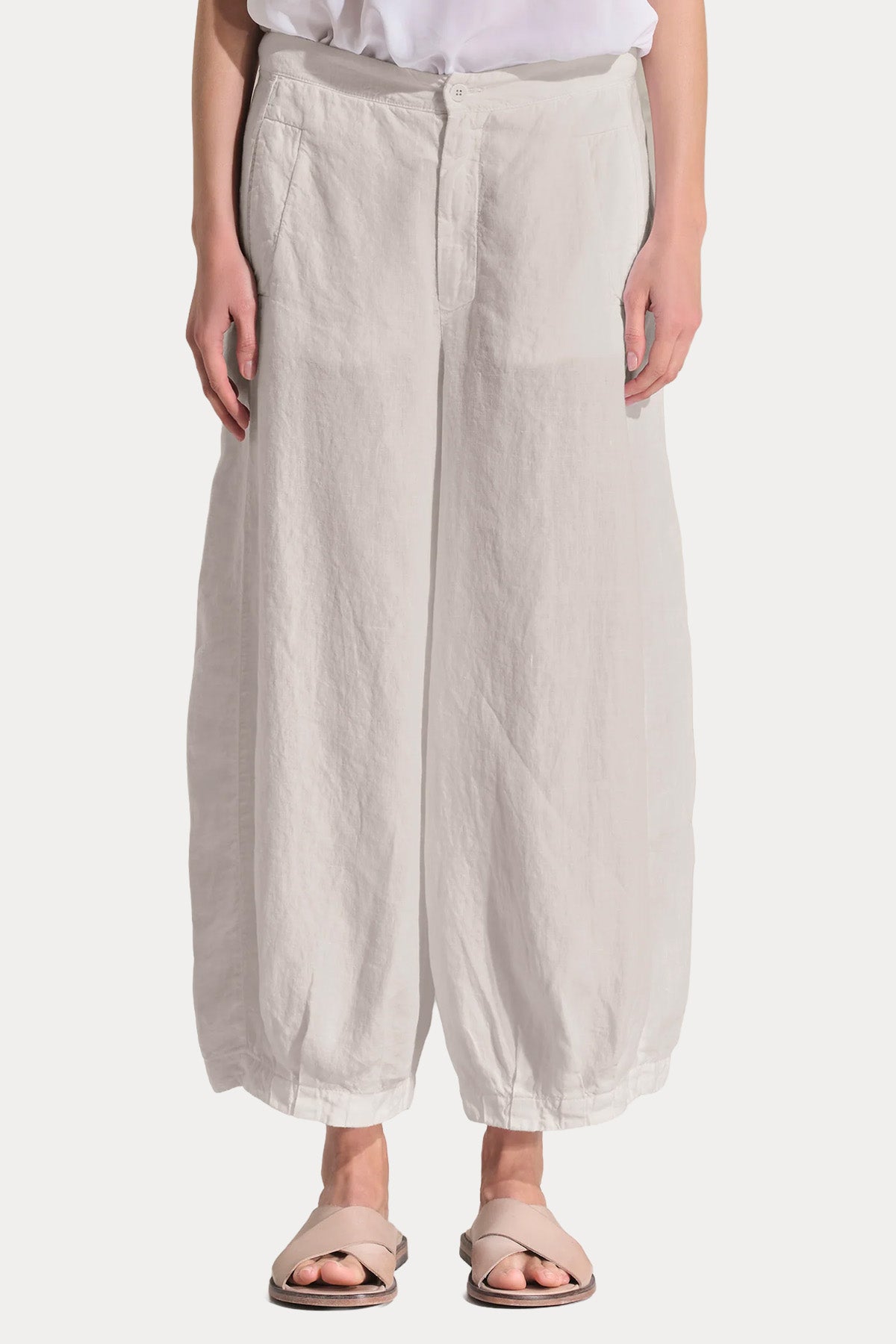 Transit Relaxed Fit Keten Pantolon