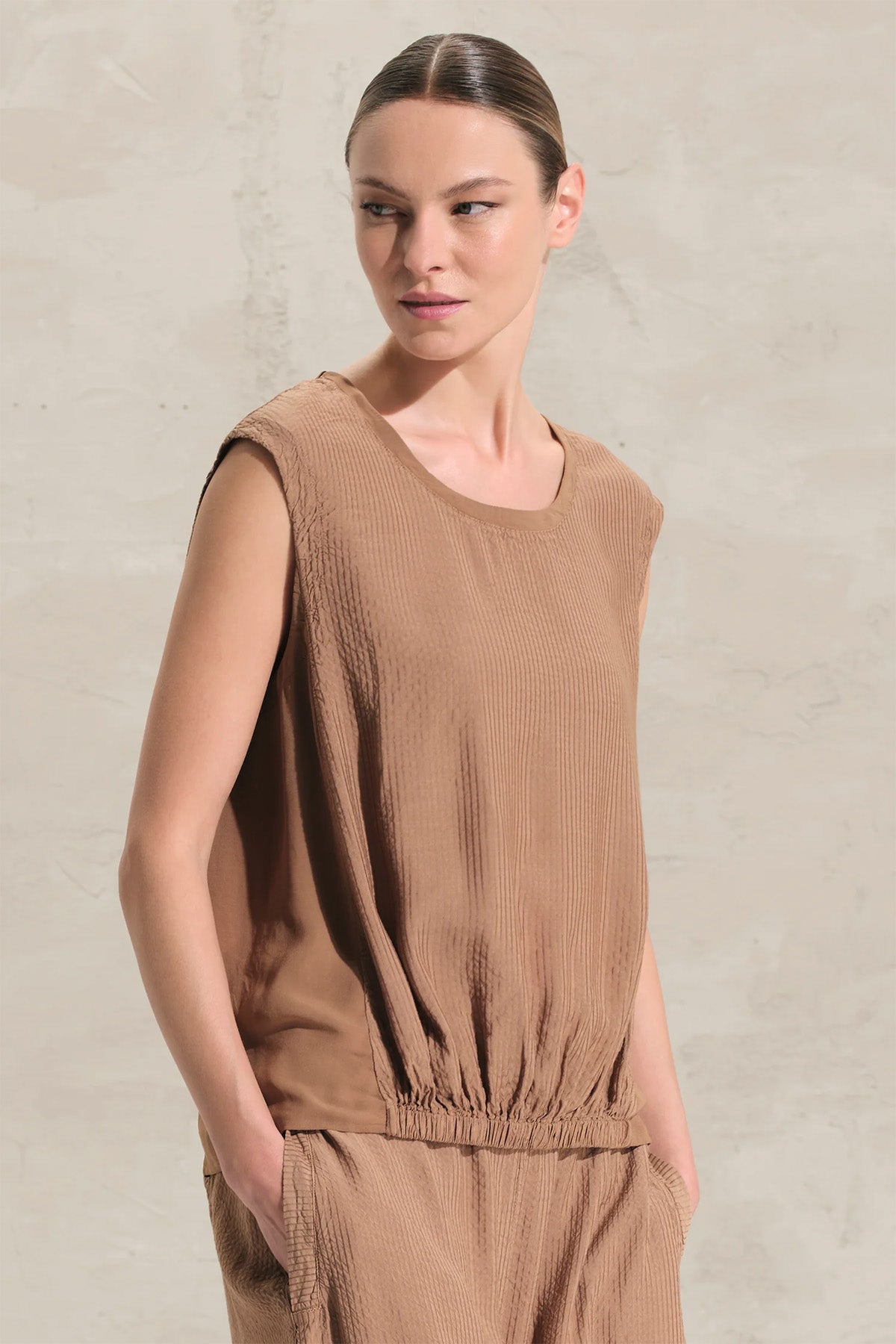 Transit Relaxed Fit İpek Bluz