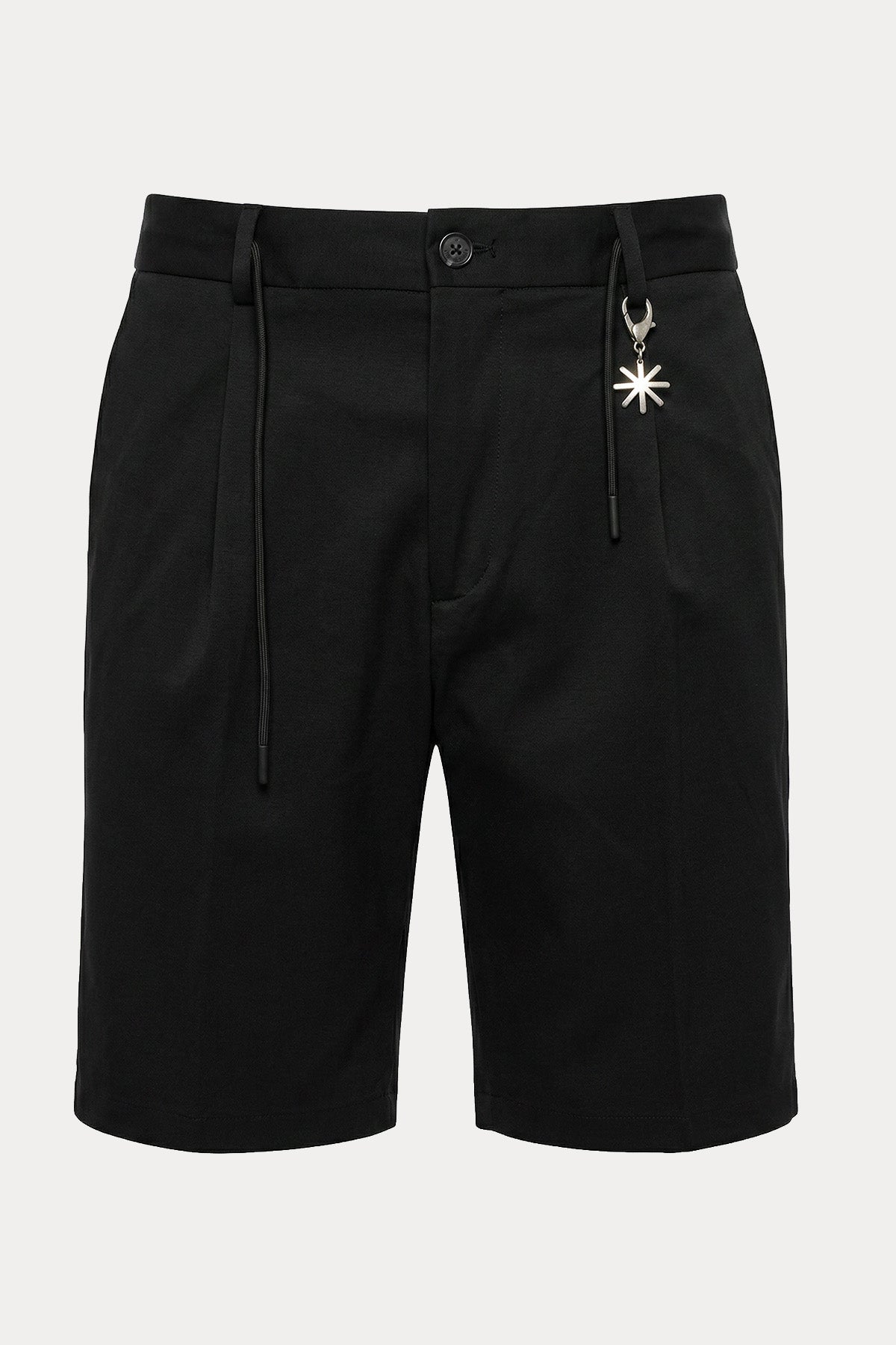 Manuel Ritz Slim Fit Tek Pile Beli Lastikli Streç Şort-Şort-Libas