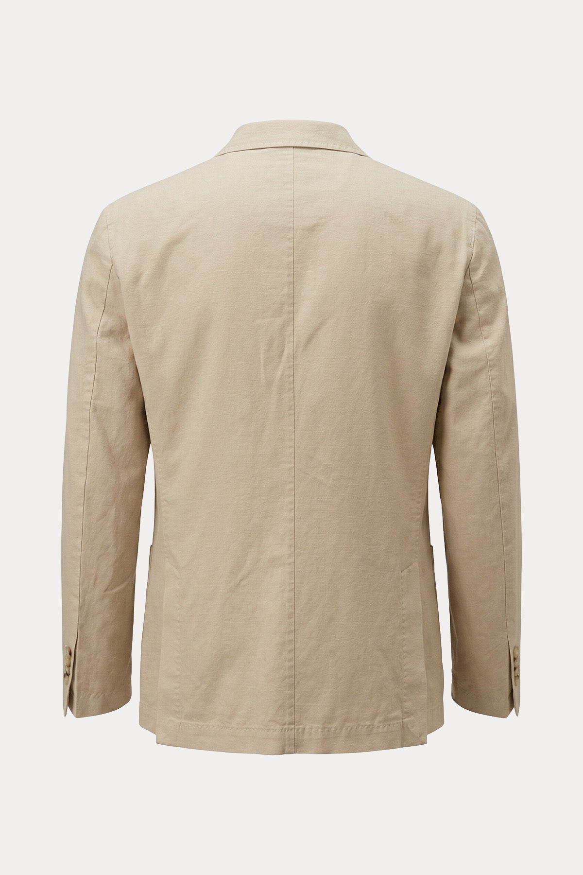 Paoloni Keten Blazer Ceket-Ceket-Libas