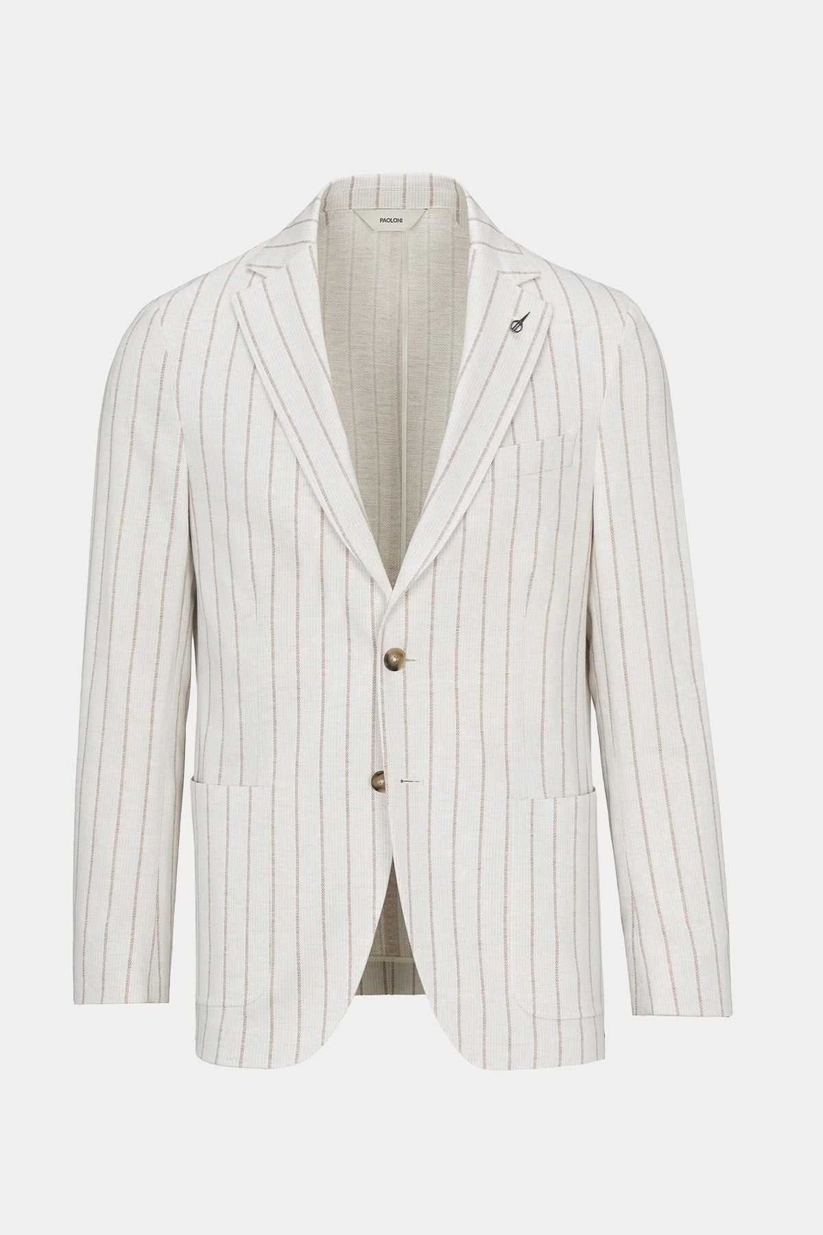 Paoloni Çizgili Blazer Ceket-Ceket-Libas