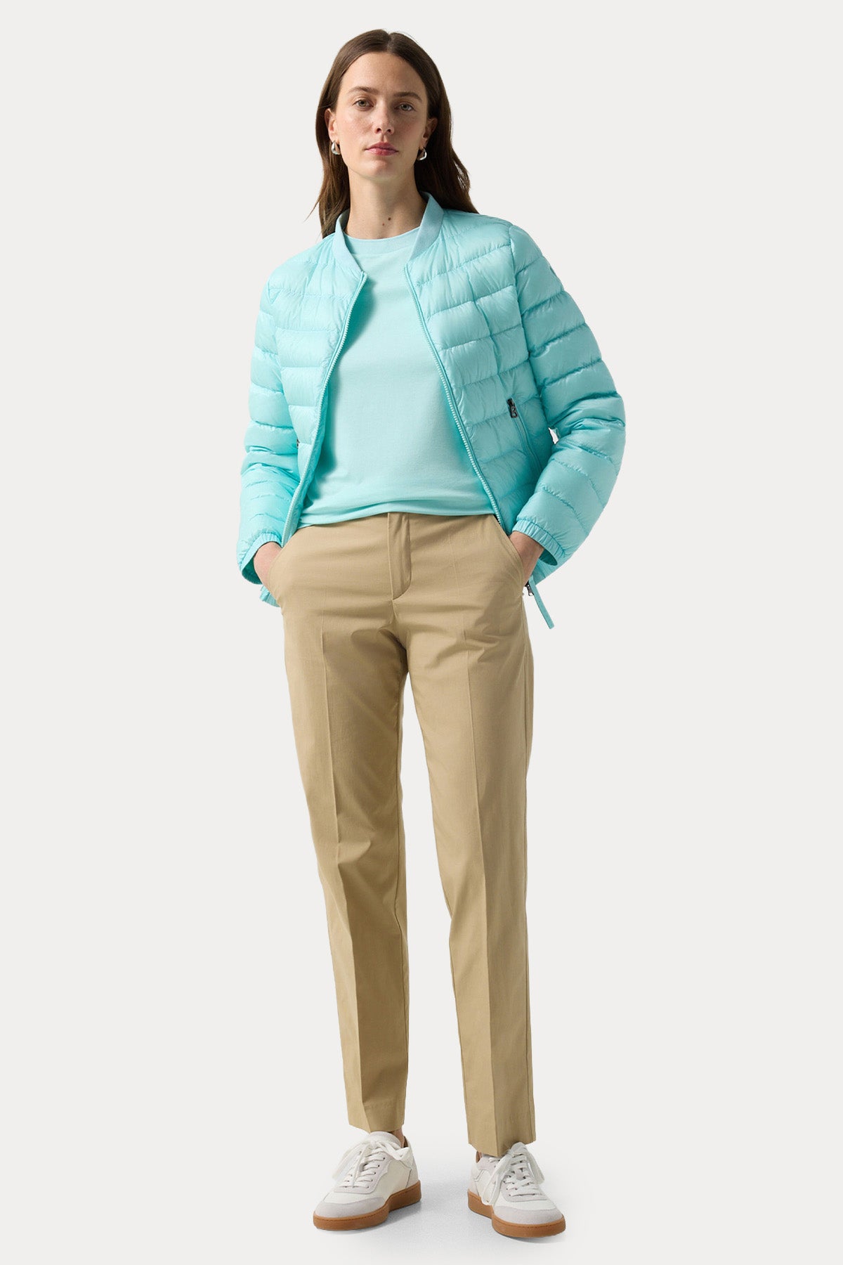 Bogner Abbie Straight Fit Beli Lastikli Yandan Cepli Streç Pantolon