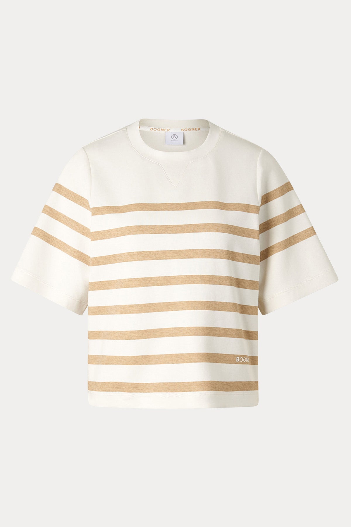 Bogner Stacey Relaxed Fit Çizgili Streç T-shirt