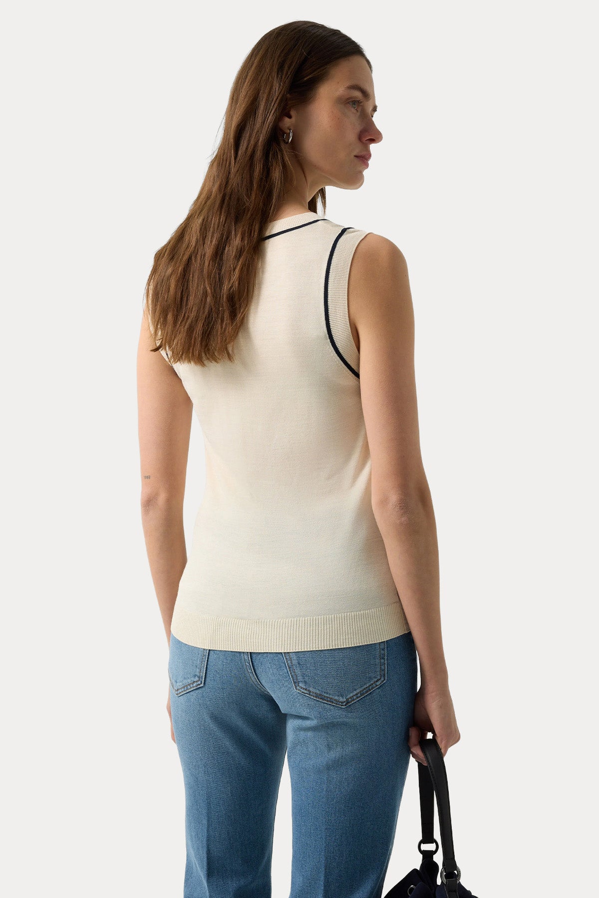 Bogner Phia Regular Fit Yuvarlak Yaka İnce Örgü Triko