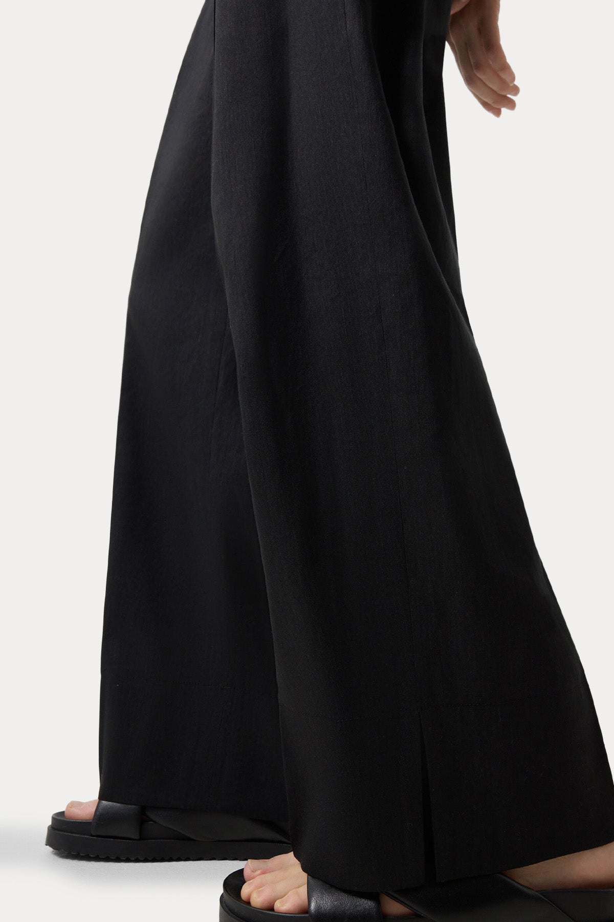 Bogner Candy Loose Fit Beli Lastikli Tek Pile Keten Pantolon-Pantolon-Libas