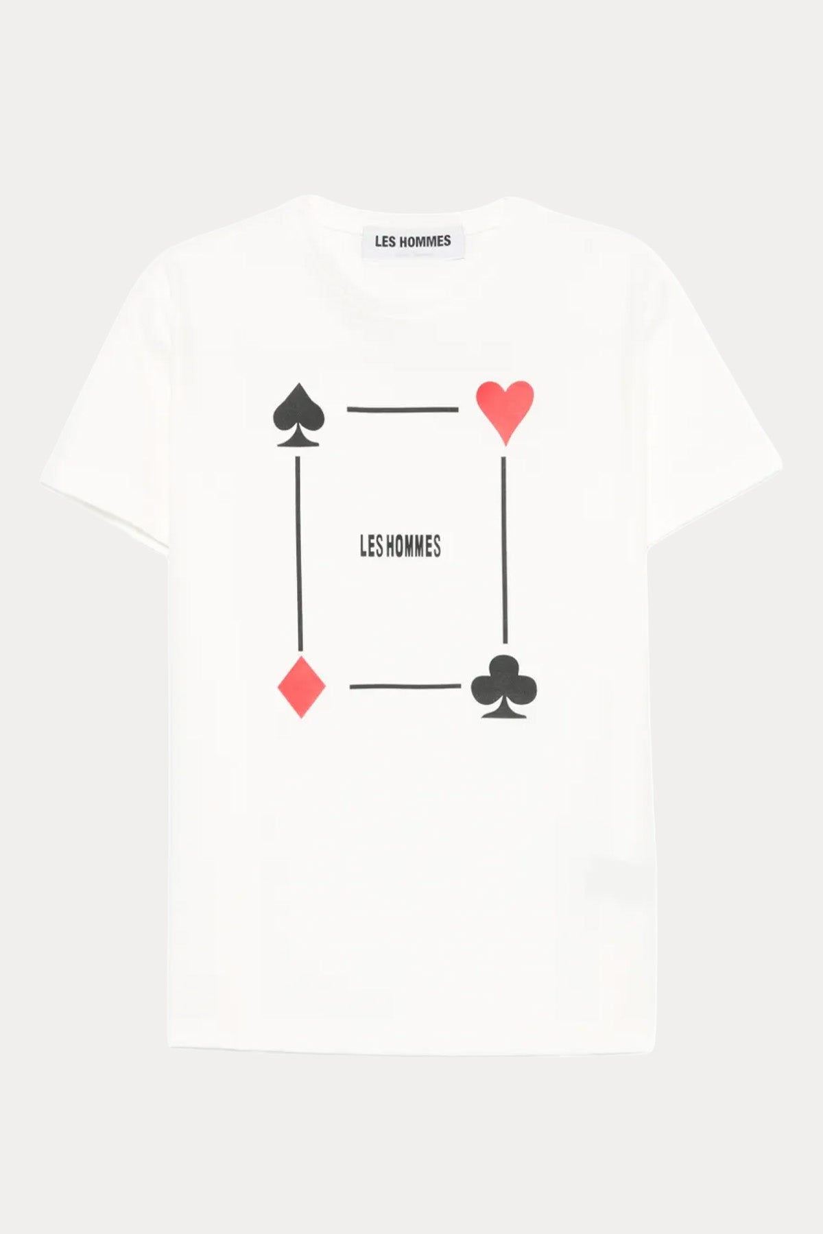 Les Hommes Regular Fit Desenli Streç T-shirt-T-shirt-Libas
