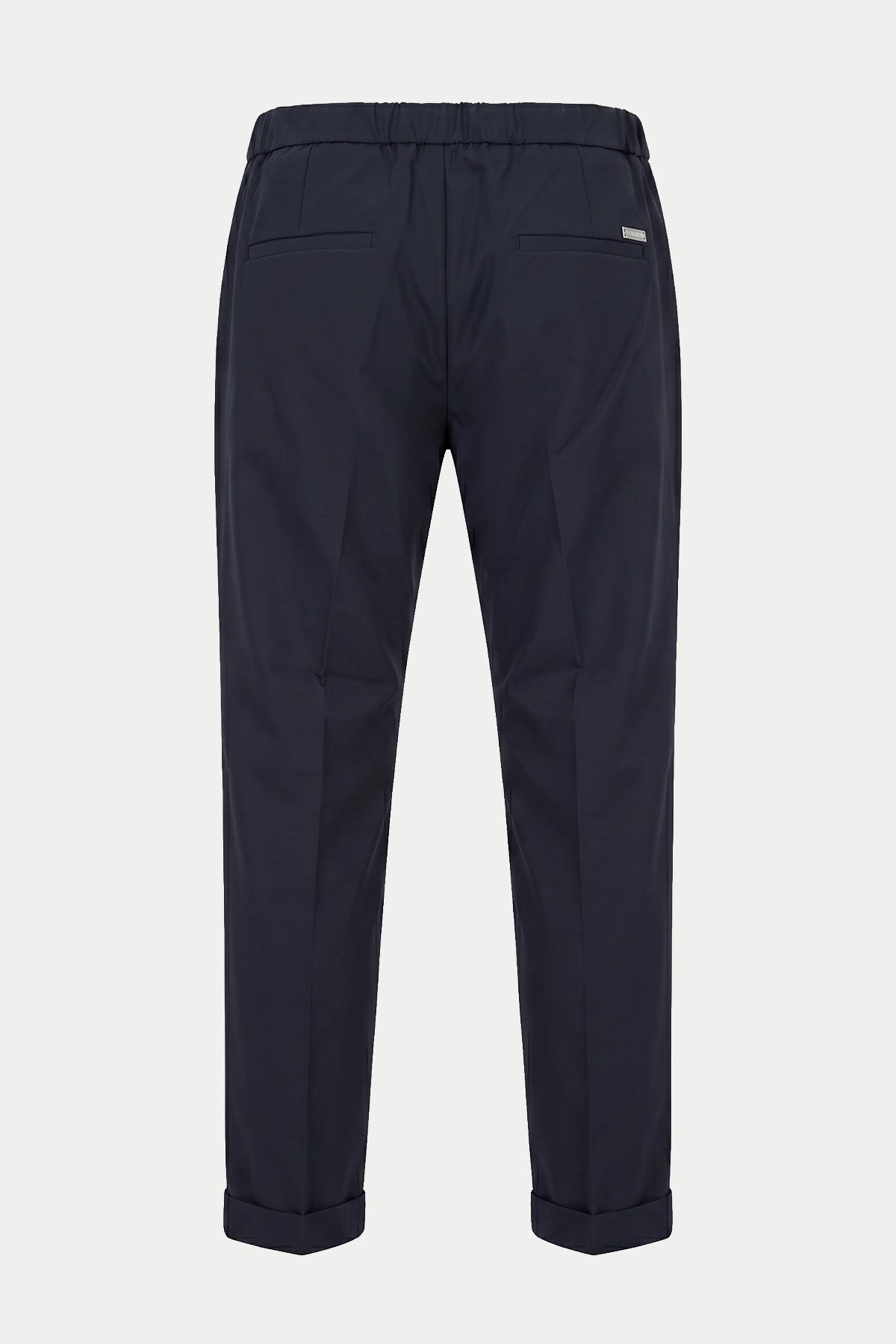 Les Hommes Beli Lastikli Duble Paça Tek Pileli Pantolon