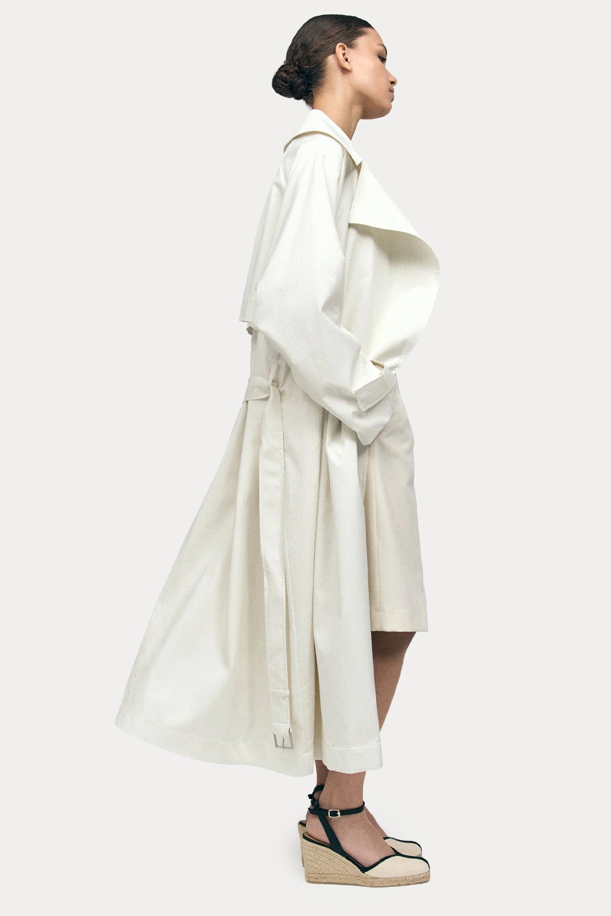 Castaner Cecilia Kanvas Deri Dolgu Topuklu Sandalet