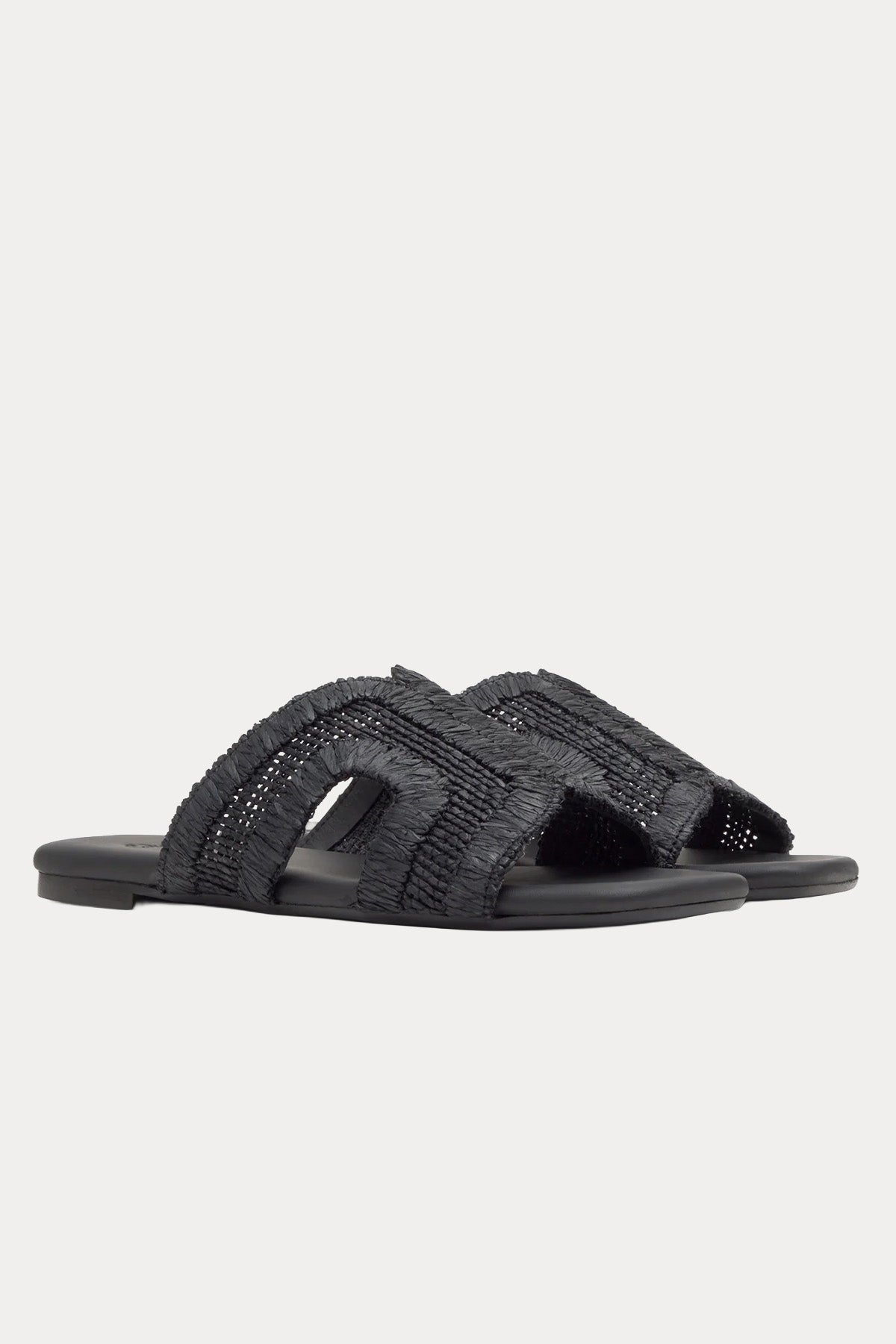 Castaner Phillipa Küt Burun Hasır Örgü Deri Terlik