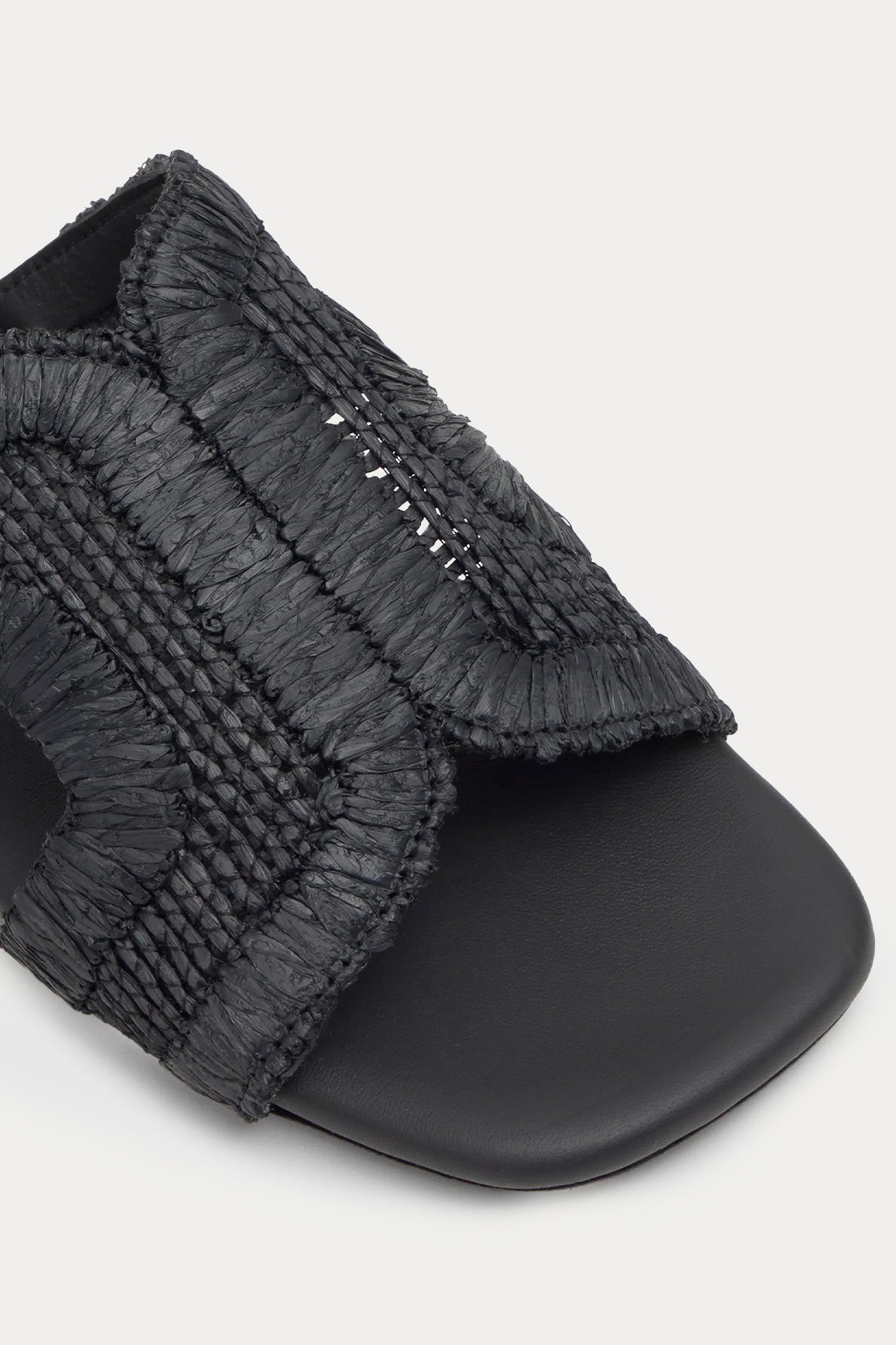 Castaner Phillipa Küt Burun Hasır Örgü Deri Terlik