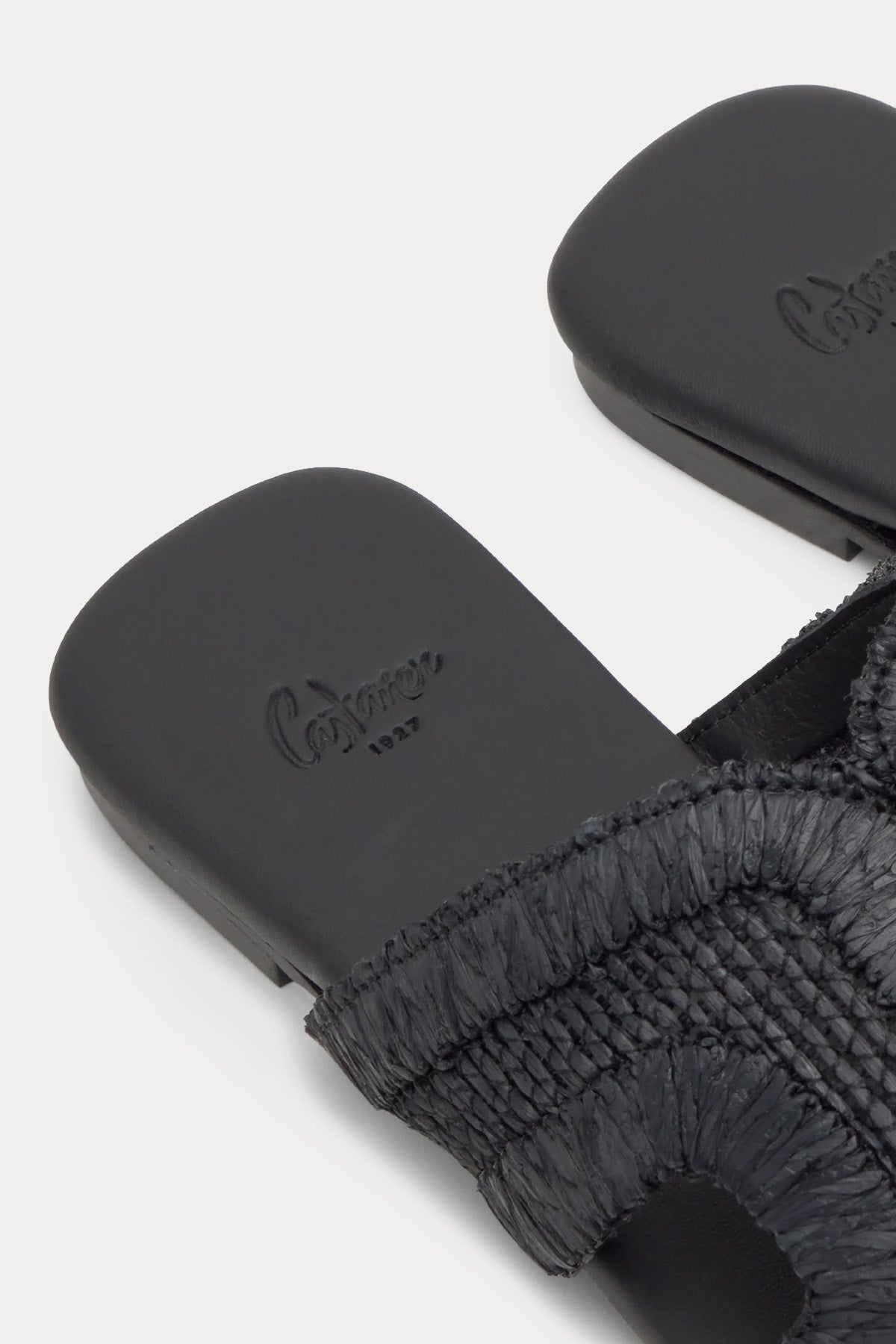 Castaner Phillipa Küt Burun Hasır Örgü Deri Terlik