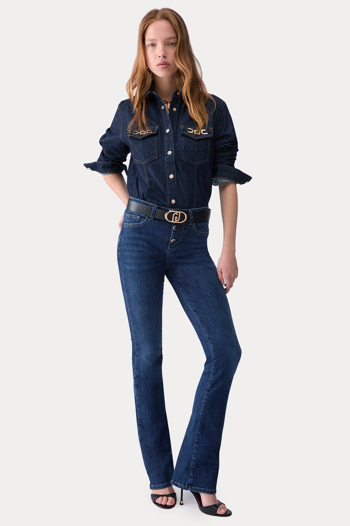 Liu Jo Bootcut Streç Yıkamalı Jeans